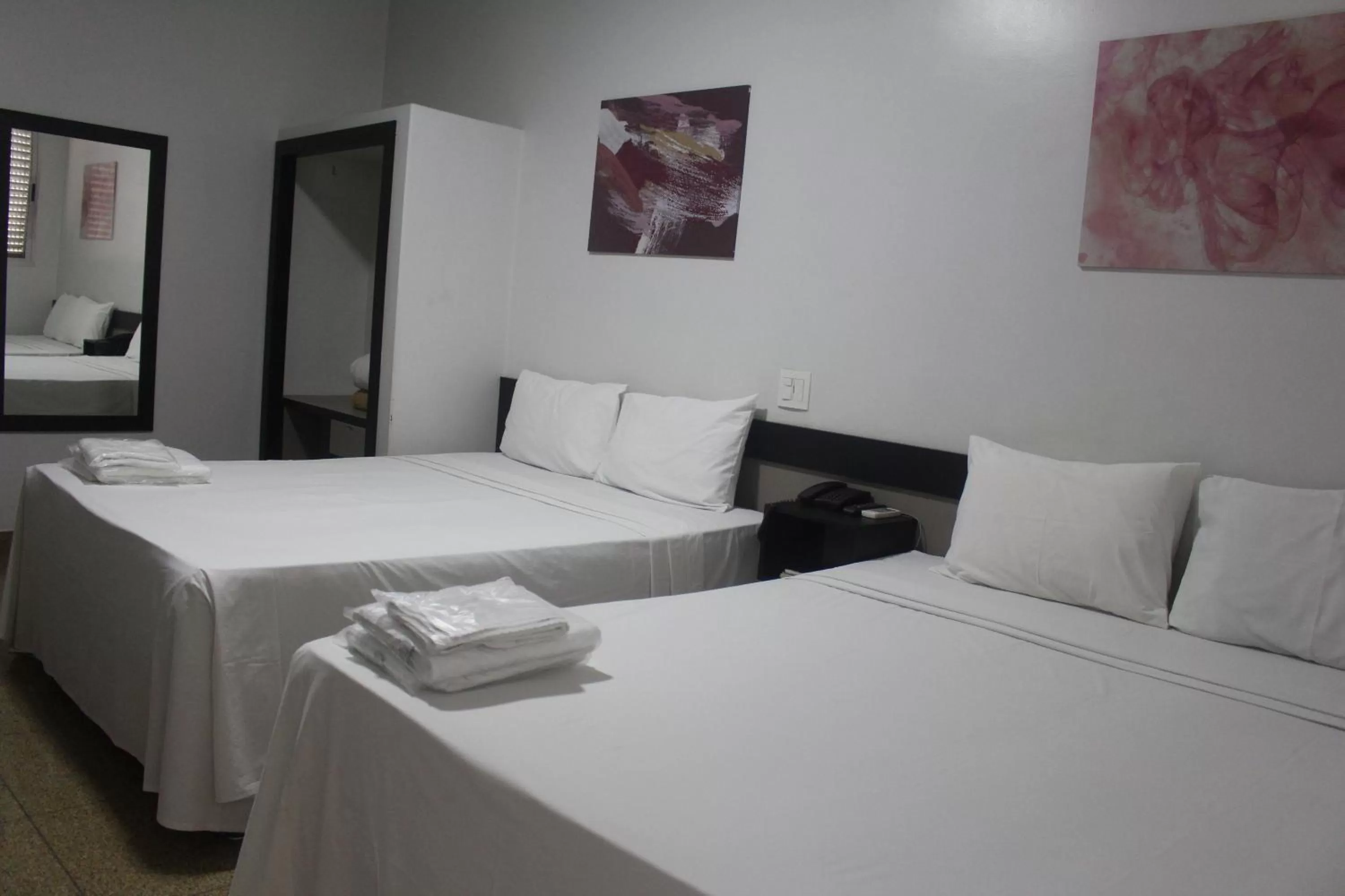 Bed in Hotel Oscar Blue Montes Claros