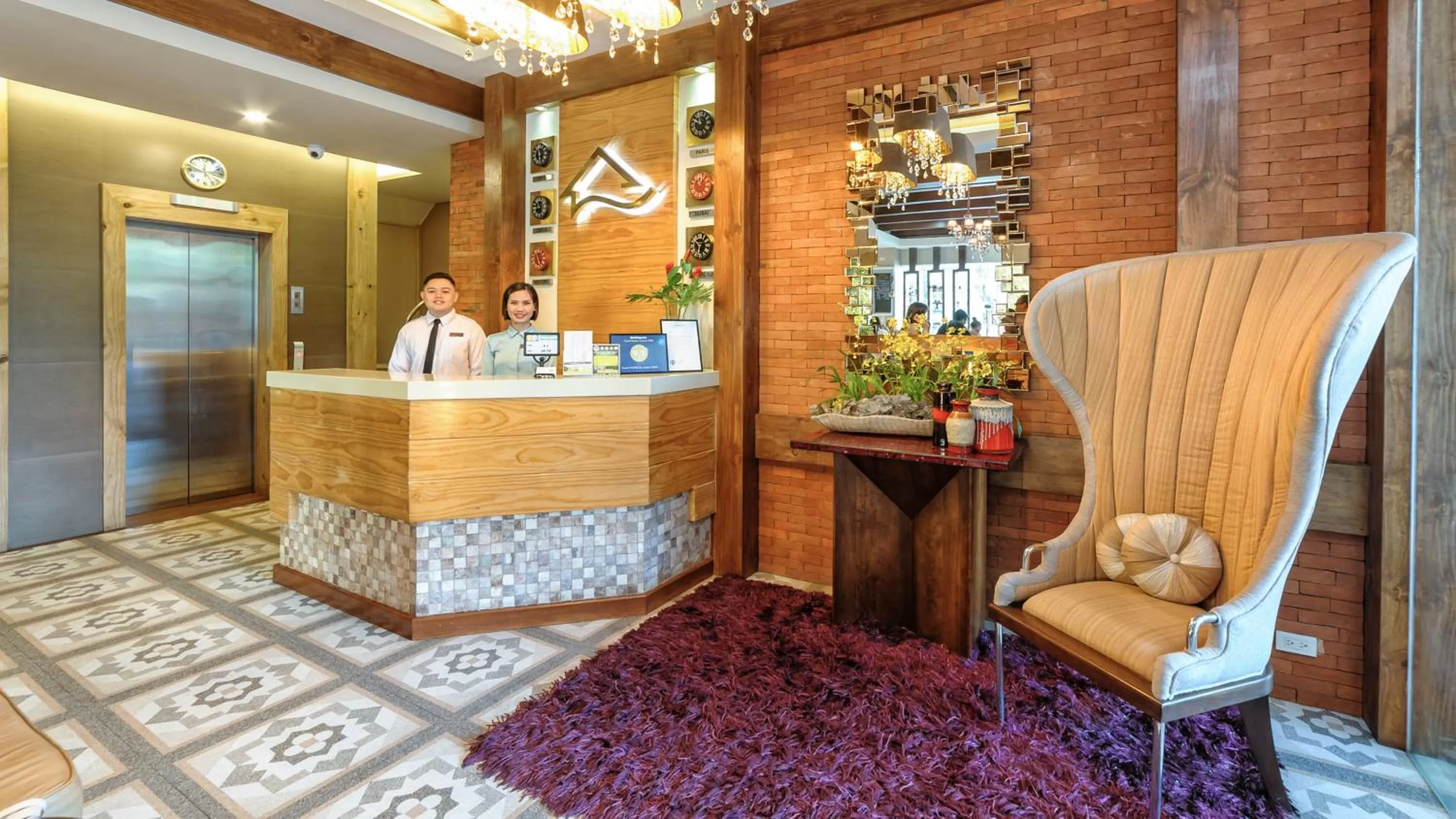 Staff in Sweet Home Boutique Hotel