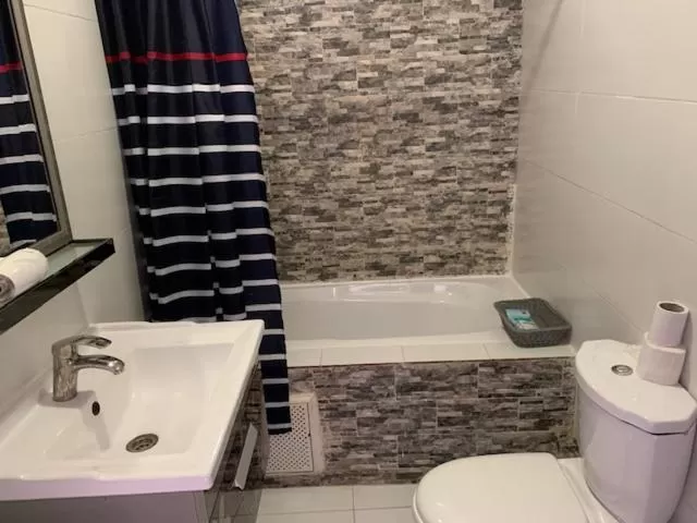 Bathroom in class hotel