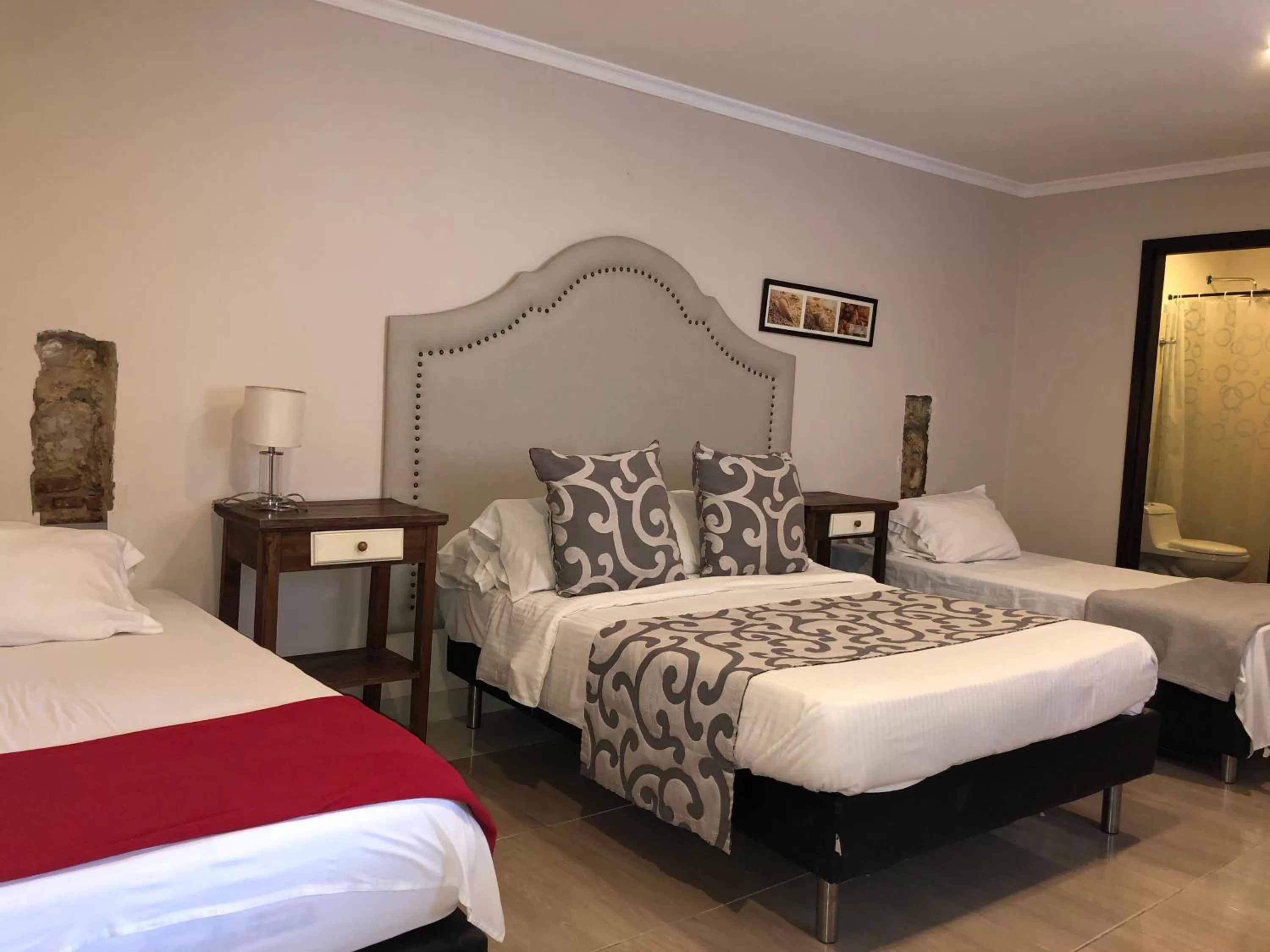 Bed in Hotel Galeria la Trinidad