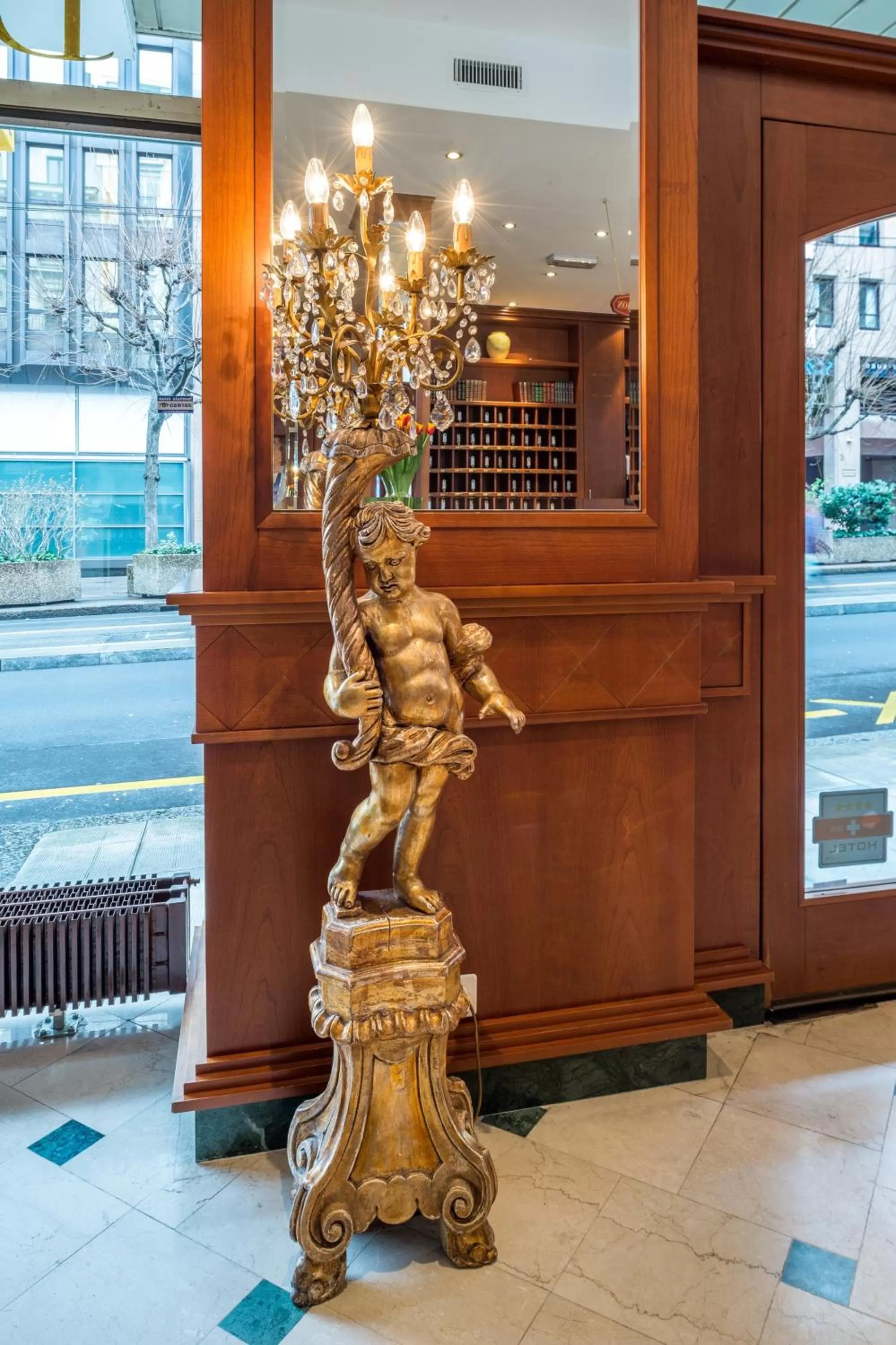 Lobby or reception in Hotel Diplomate