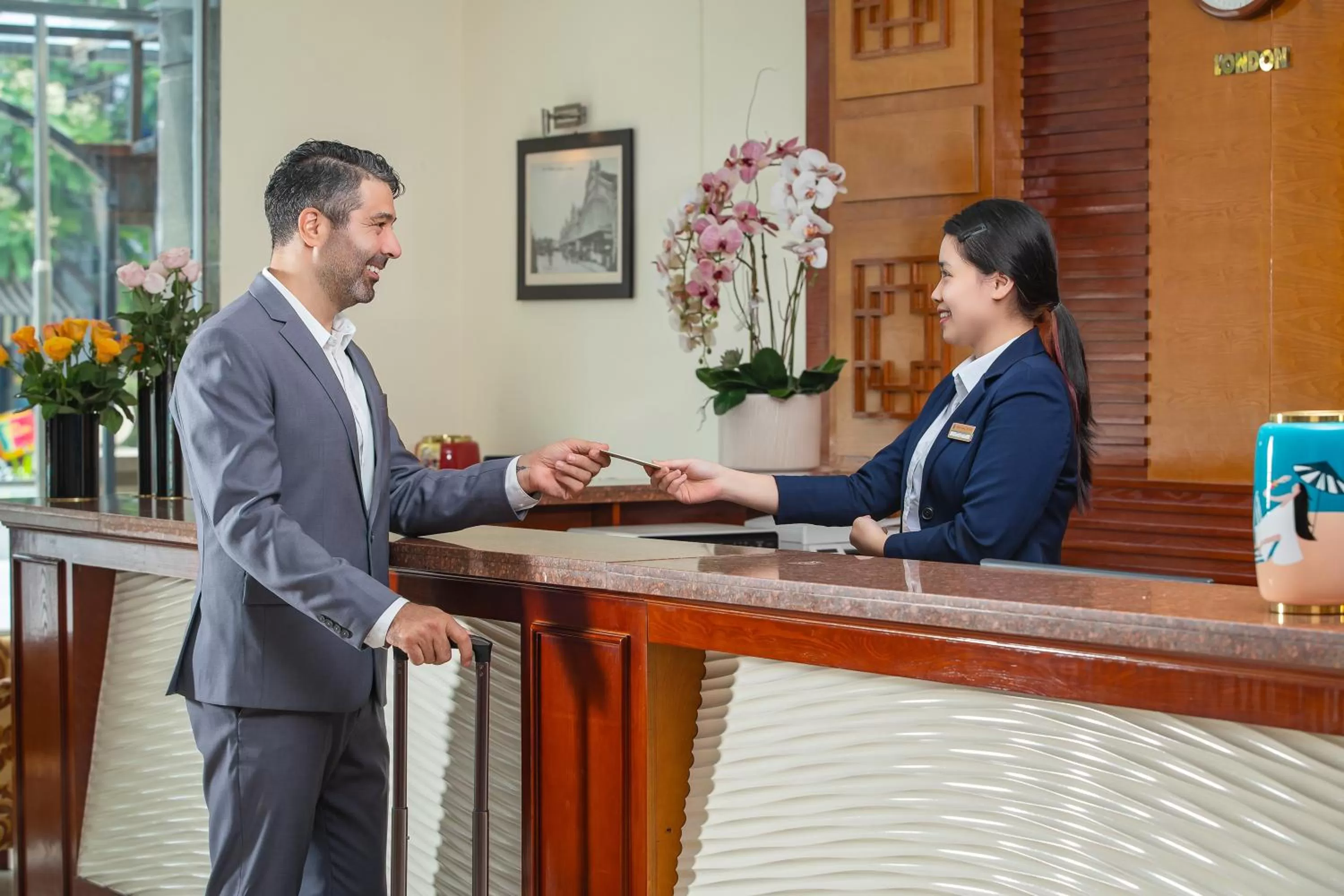 Staff in Hoa Dao Hotel