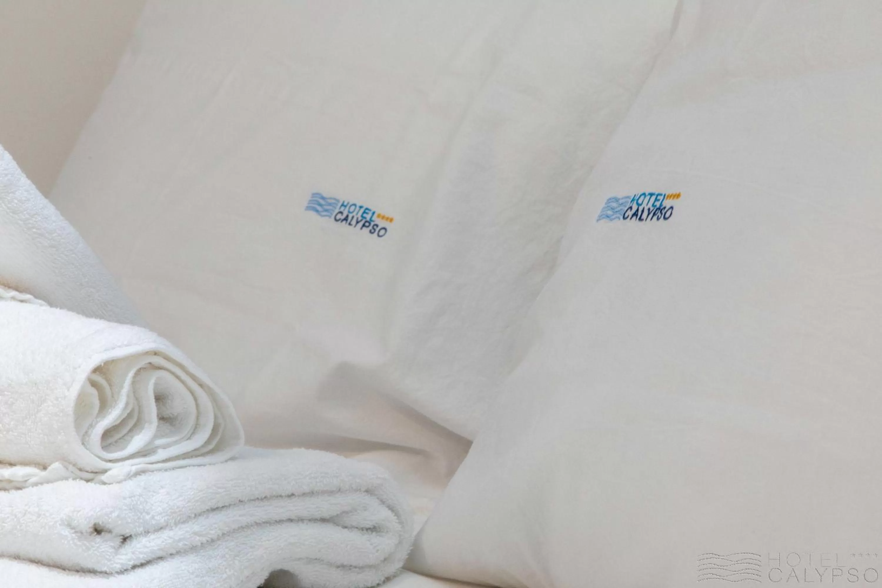 Logo/Certificate/Sign, Bed in Hotel Calypso
