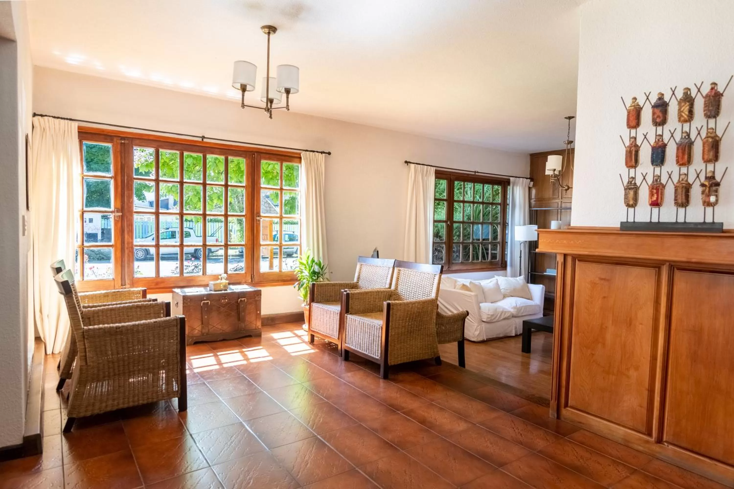 Bed in Hosteria Hostal del Esquiador