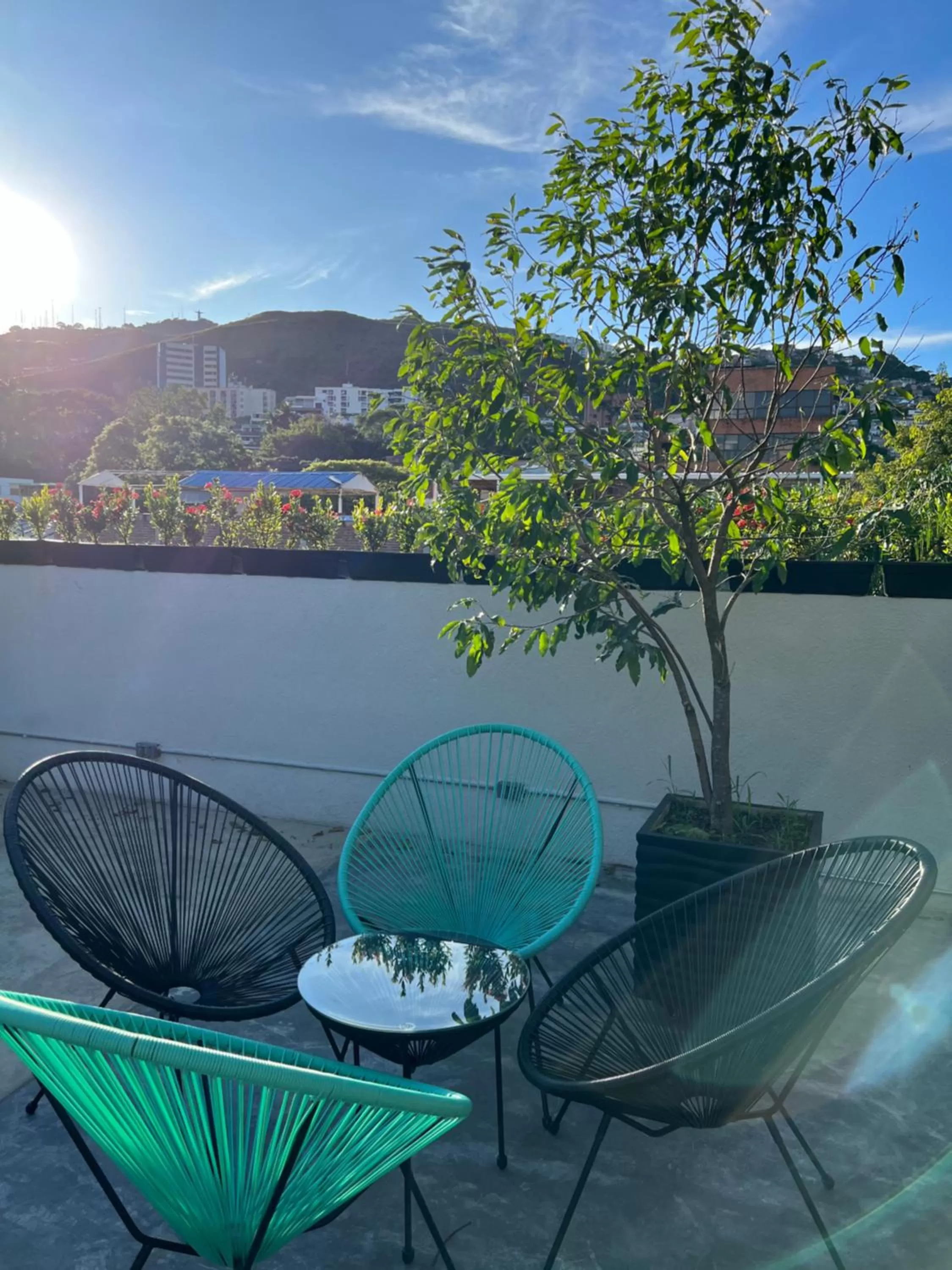 Restaurant/places to eat, Balcony/Terrace in HOTEL 9.5 SAN FERNANDO