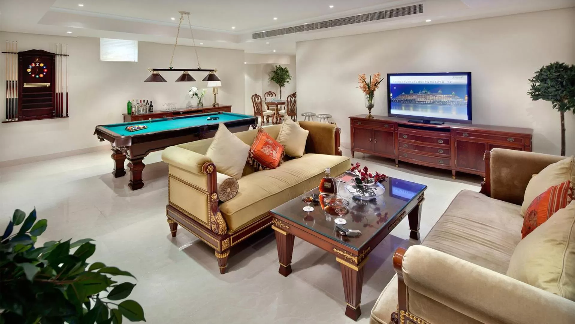 Game Room in Kempinski Hotel Palm Jumeirah