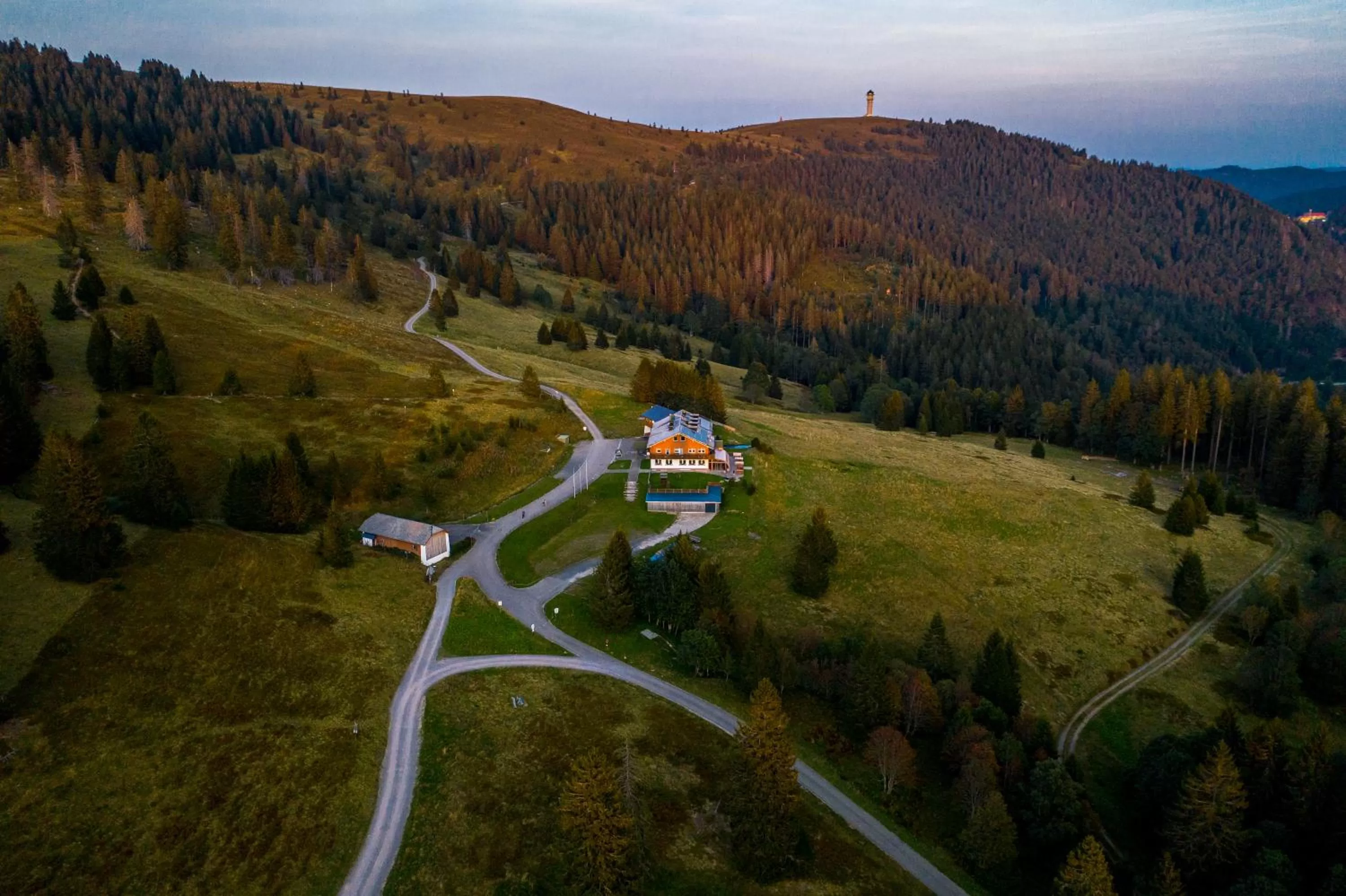 Bird's eye view in Berggasthof zur Todtnauer Hütte