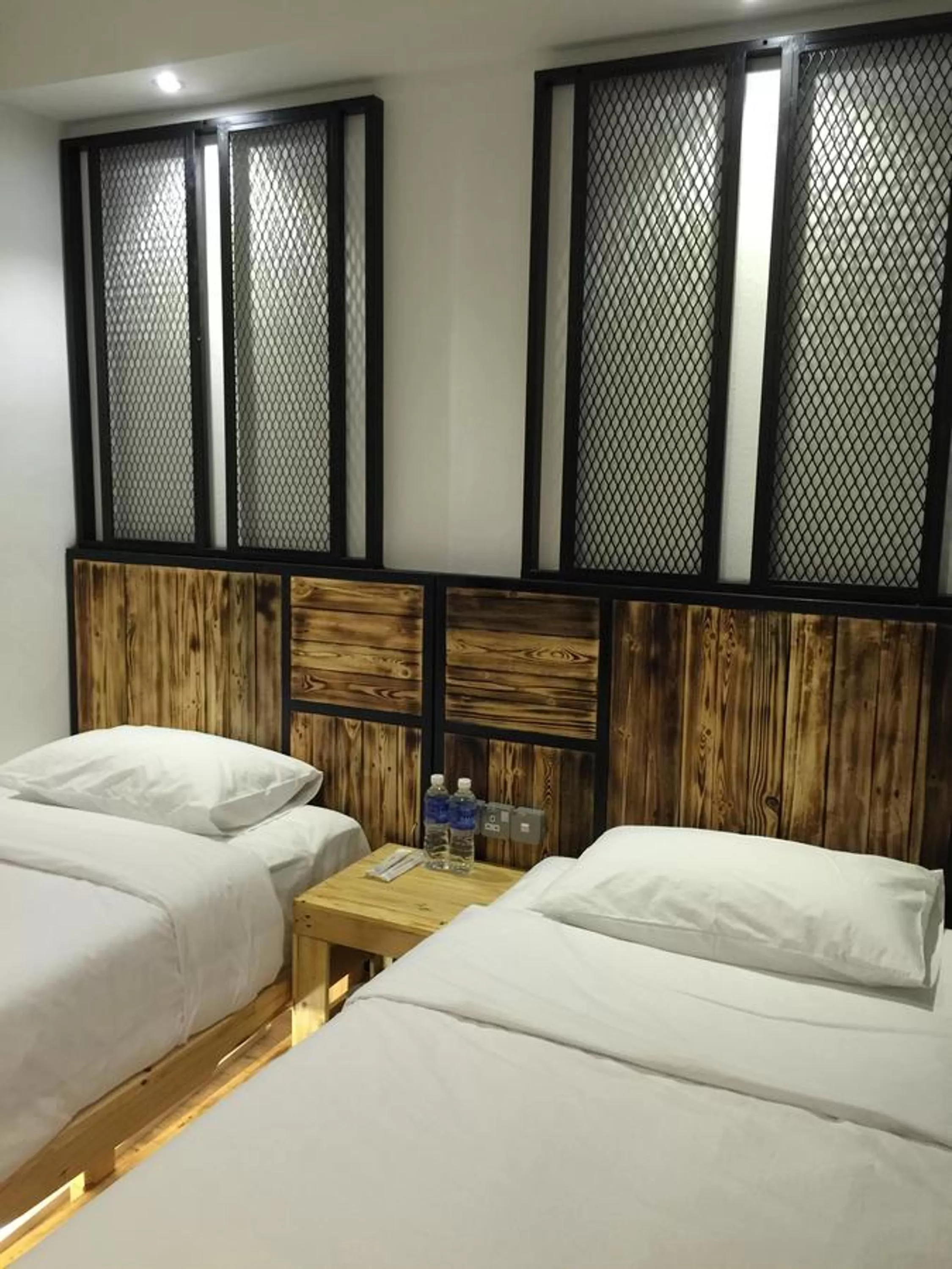 Bed in The Oikos Hotel