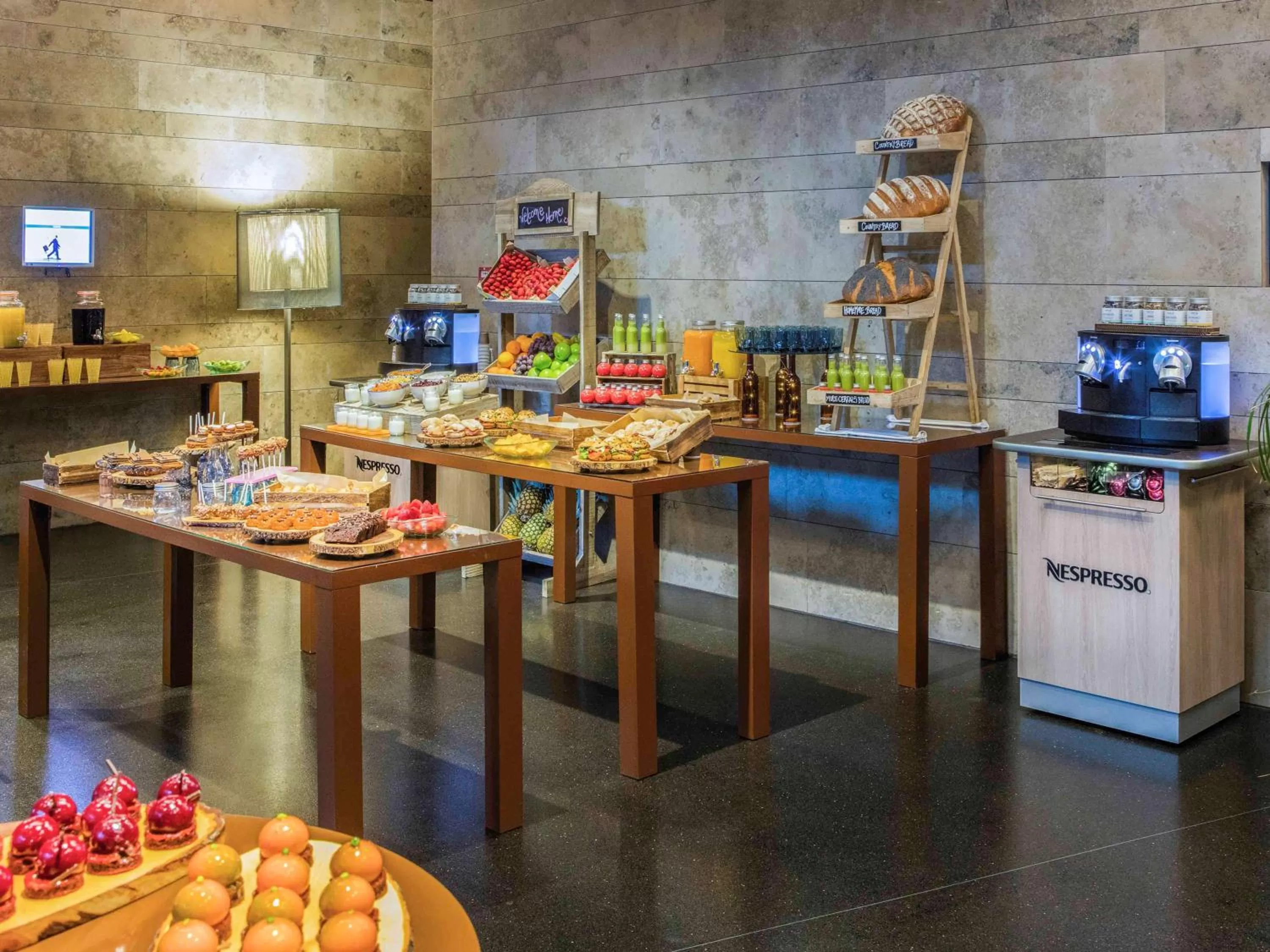 On site in Novotel Barcelona City