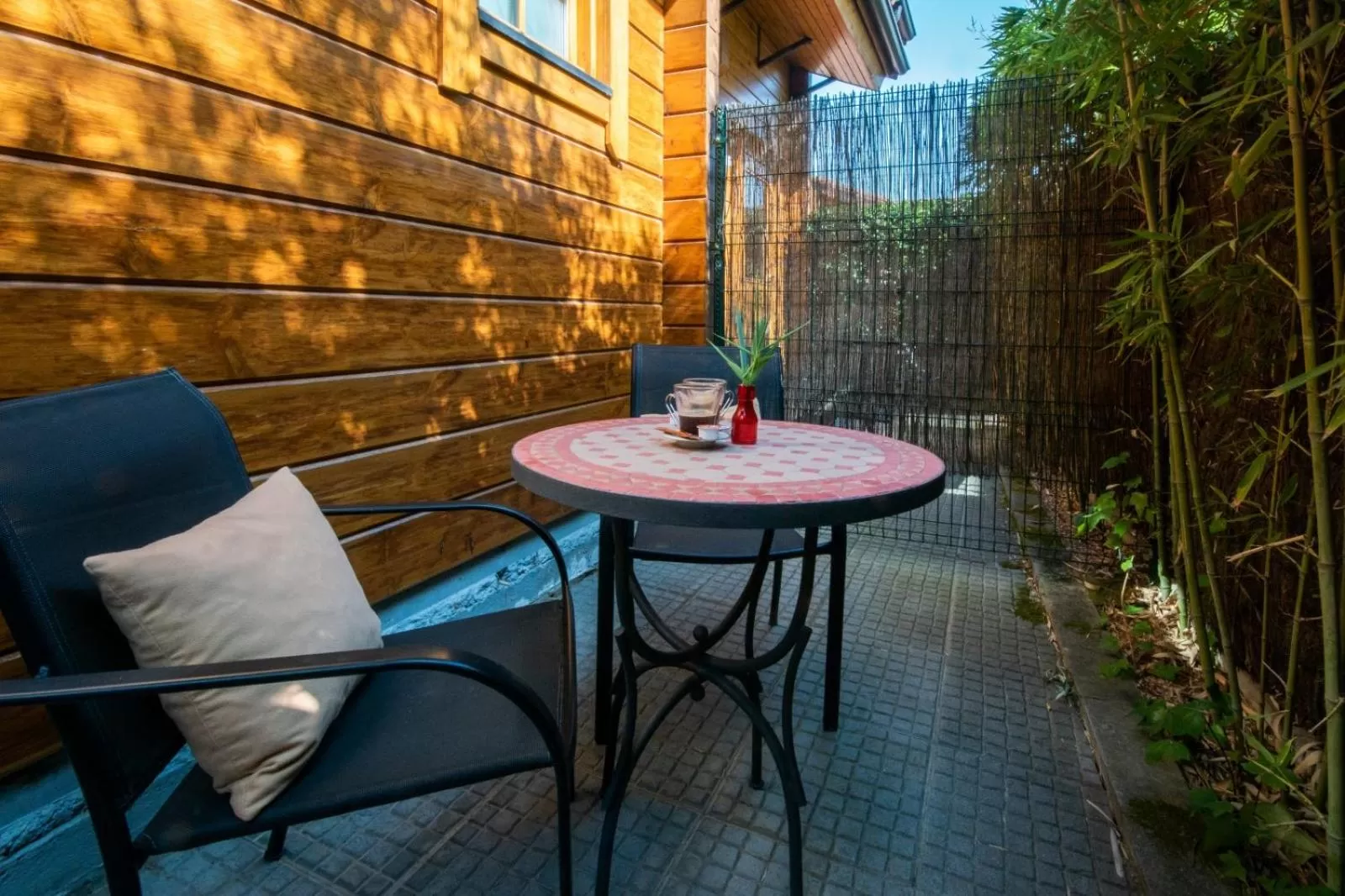 Balcony/Terrace in Hotel Somlom - ECO Friendly Montseny