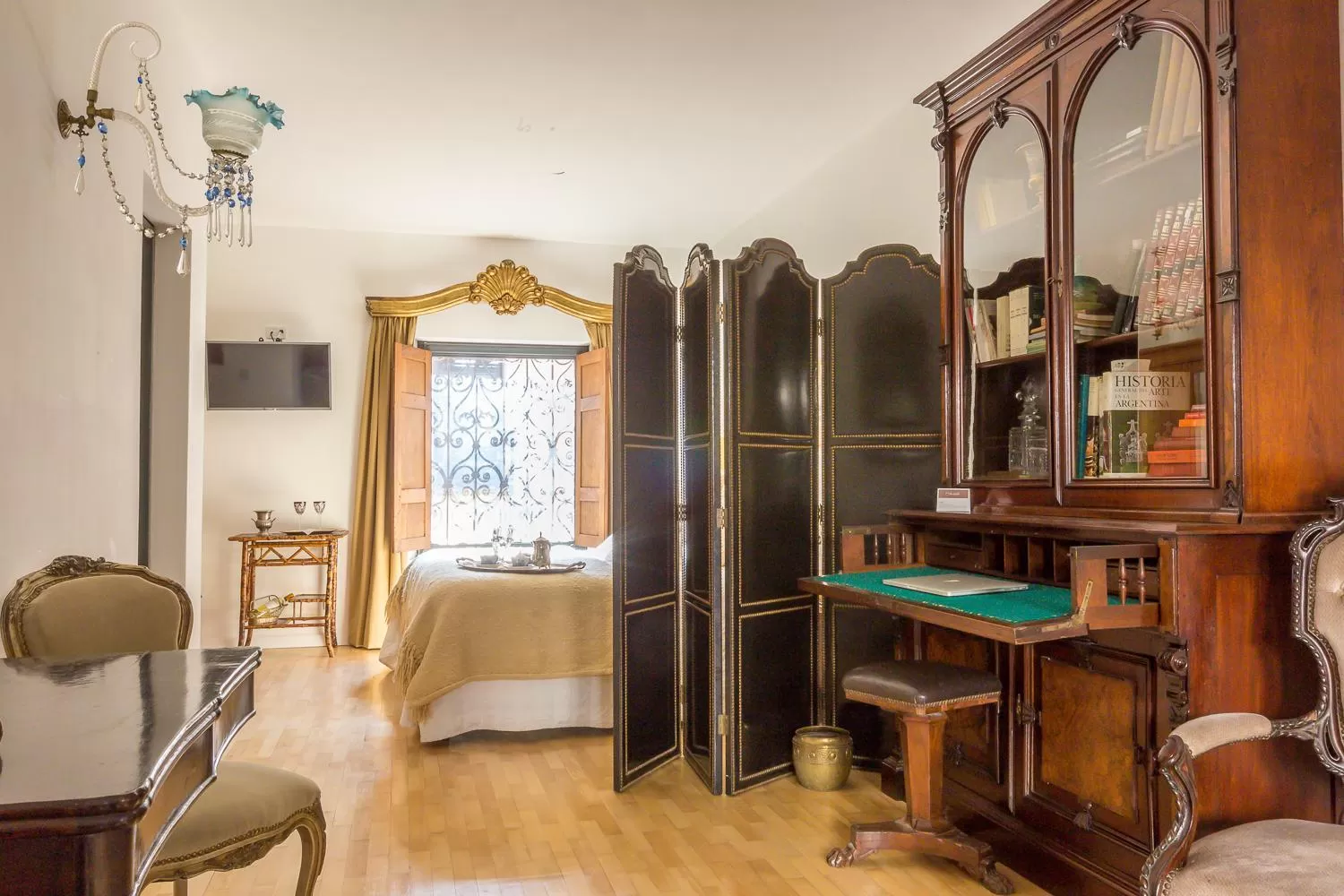 Bed in Virreinato Hotel Boutique