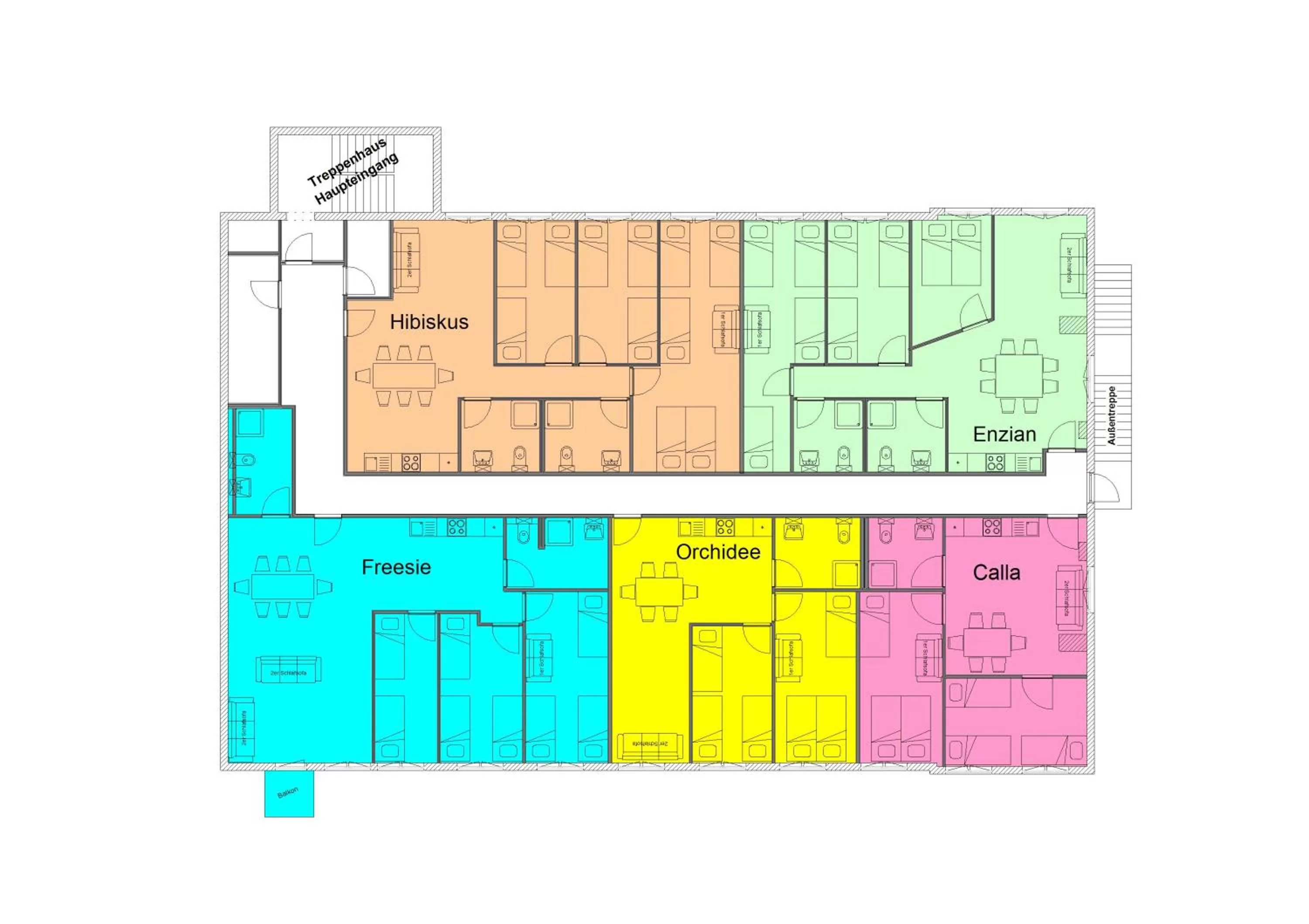 Floor plan in Apartments Tempelhof