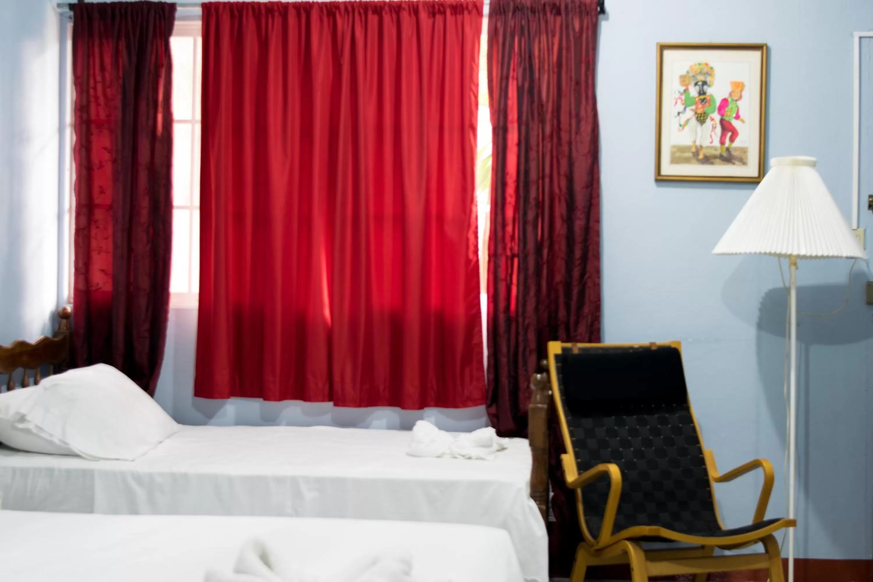 Bed in Hotel Valerie