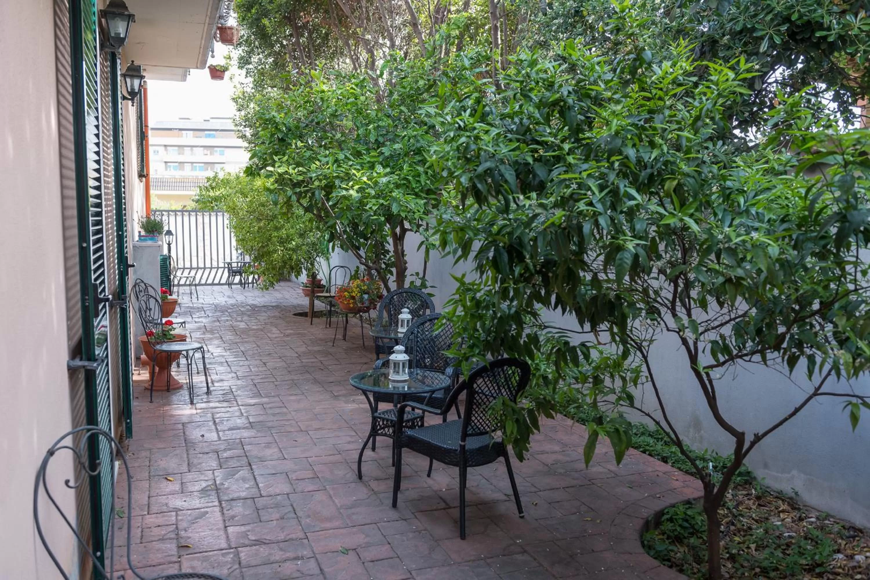 Patio in Hotel La Villetta