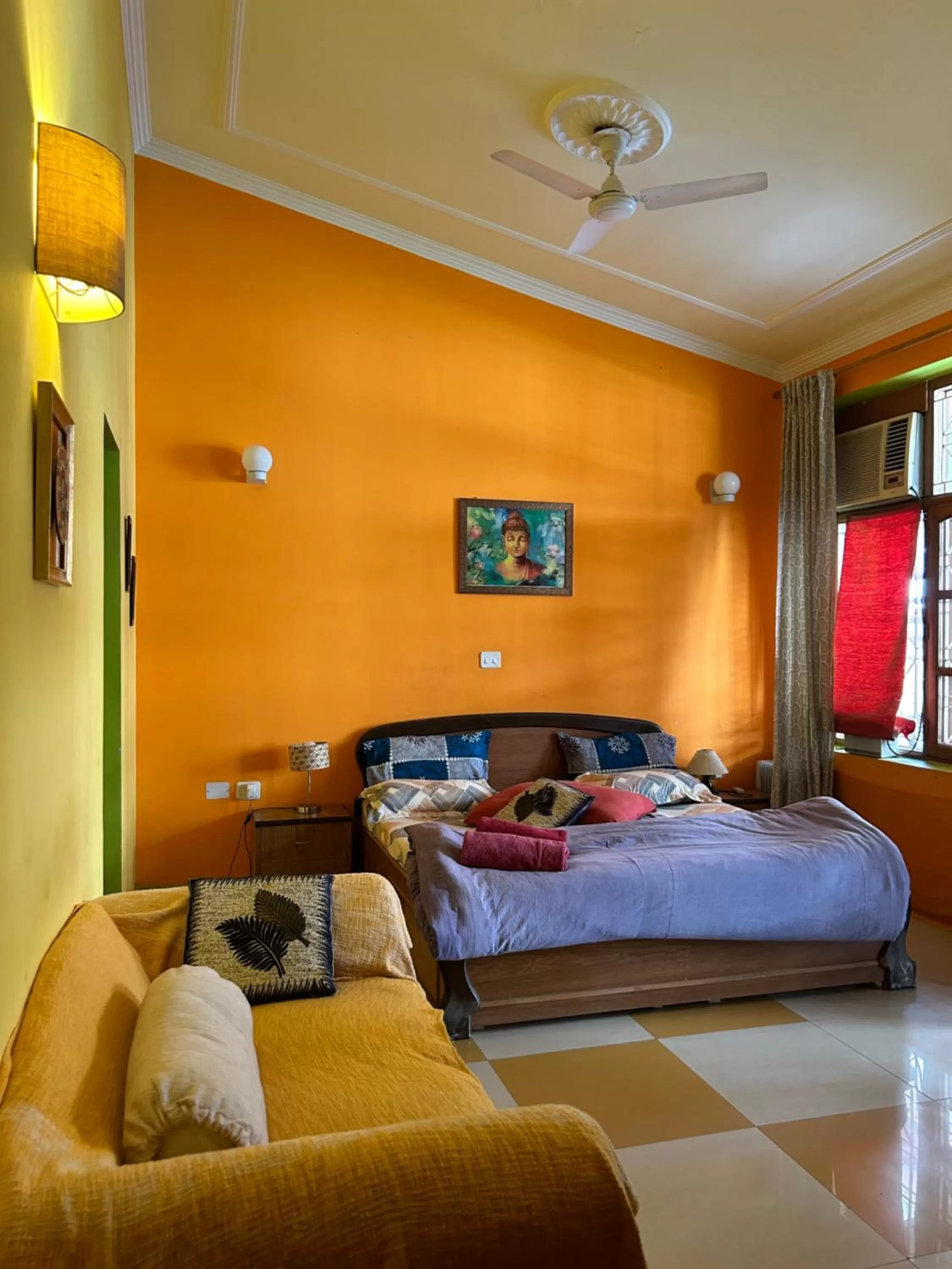 Bed in Ganga Vatika Boutique Hotel, Rishikesh