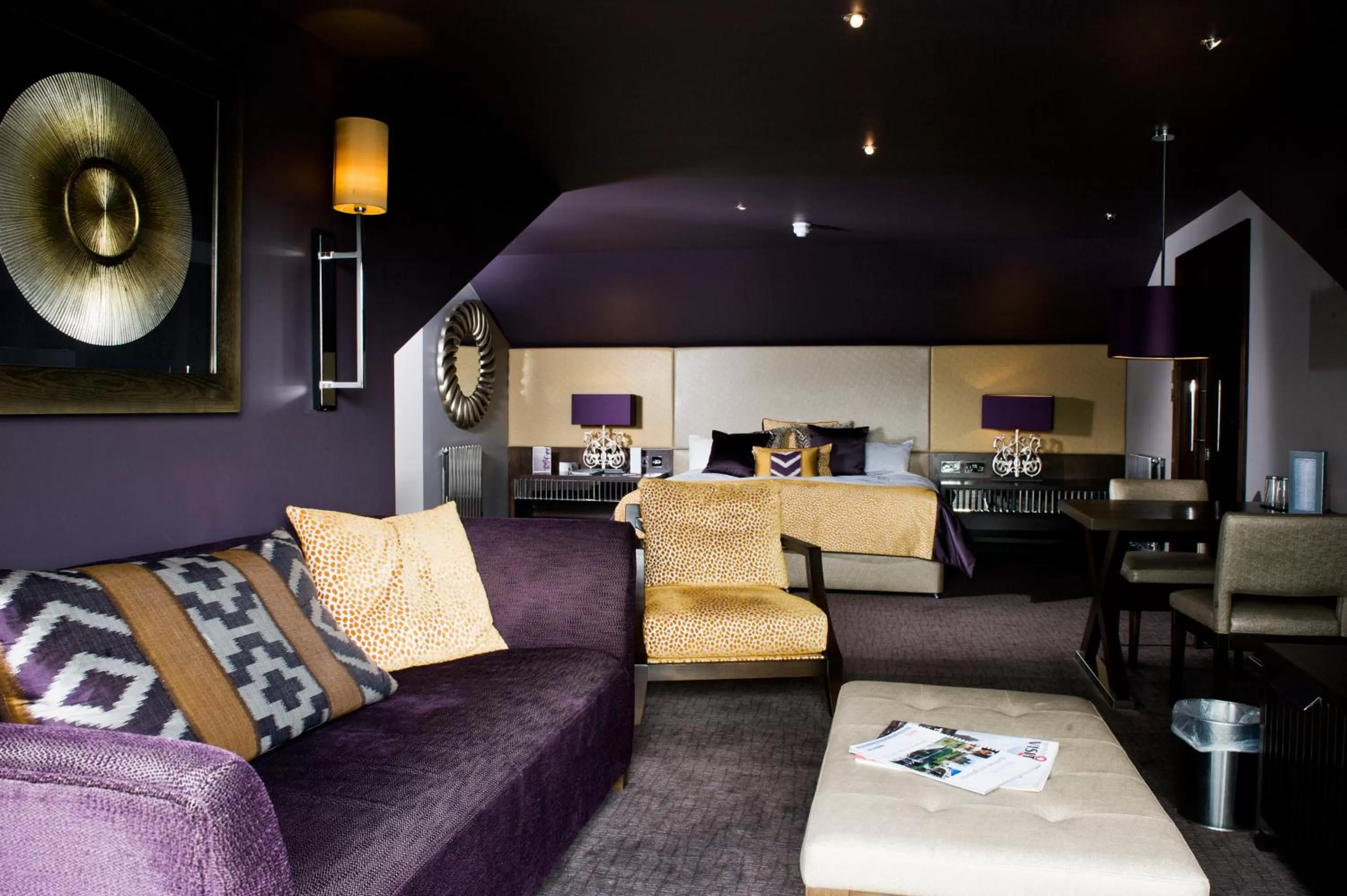 Seating area in Lochside House Hotel & Spa