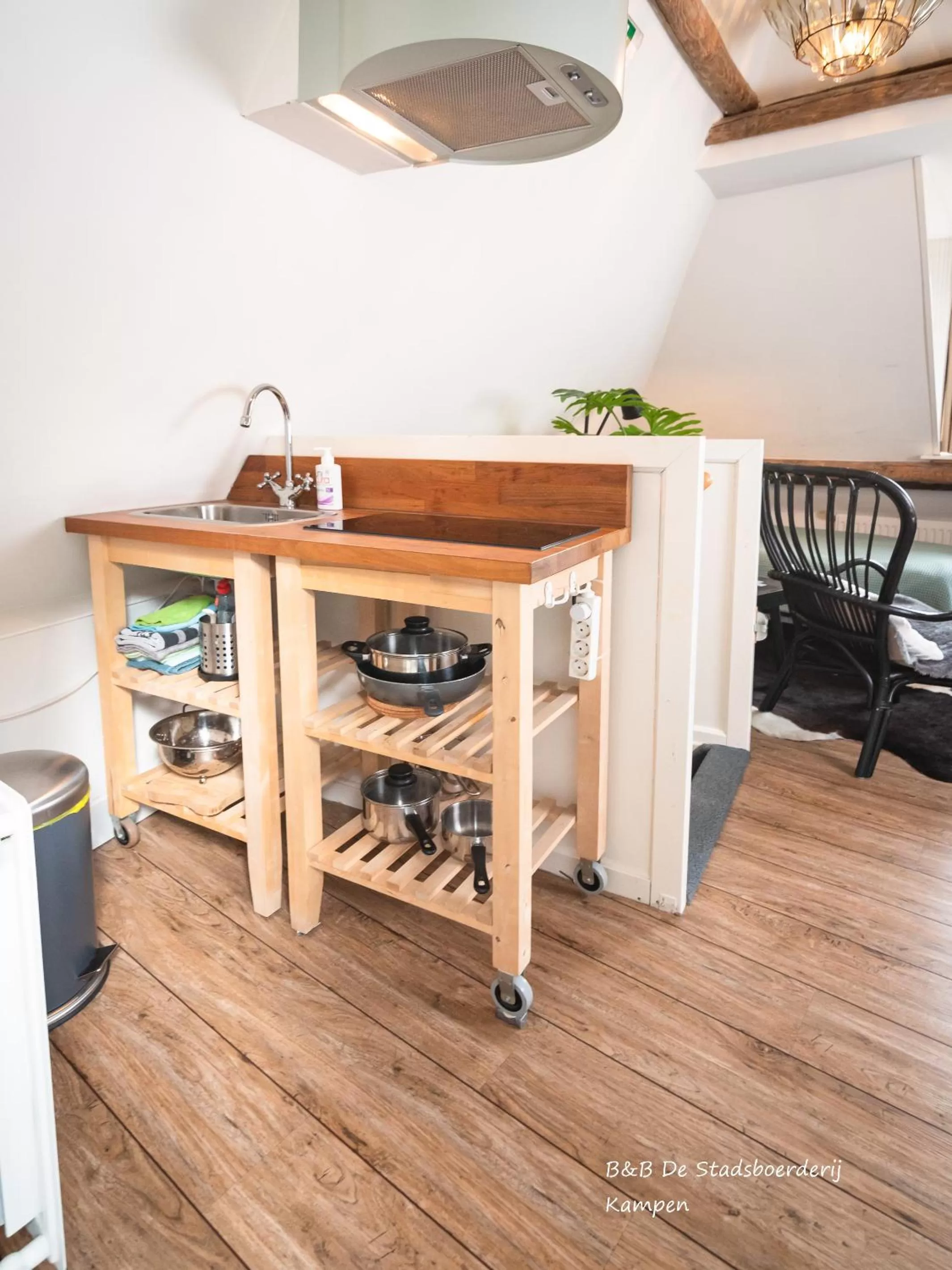 Kitchen or kitchenette in De Stadsboerderij