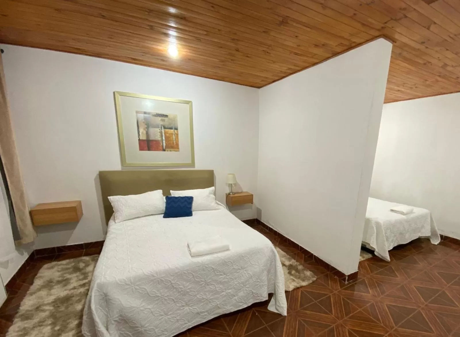 Bed in Hotel Santa María