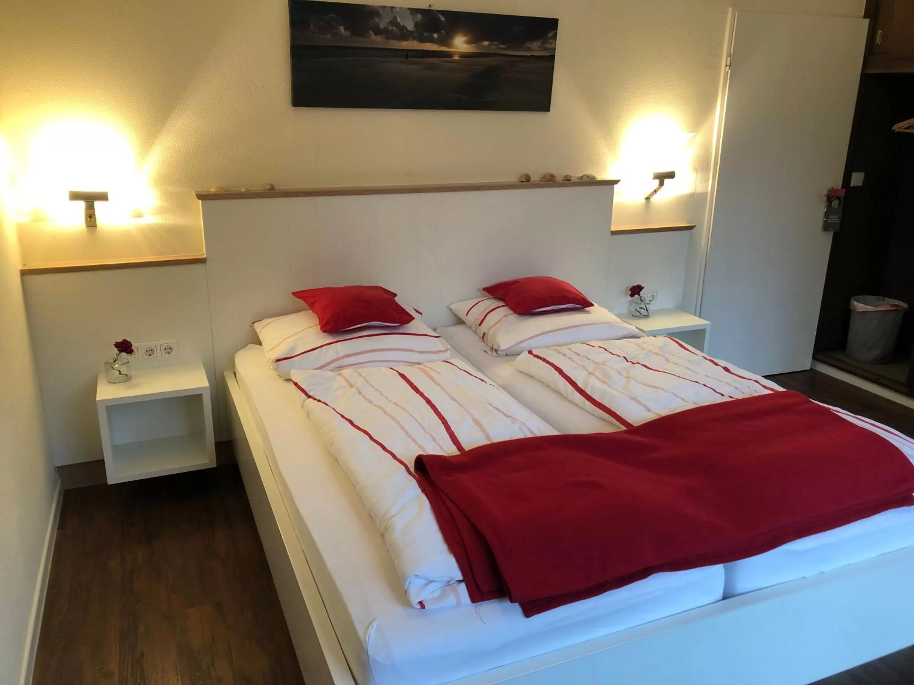 Bed in Hotel garni Seeluft Büsum