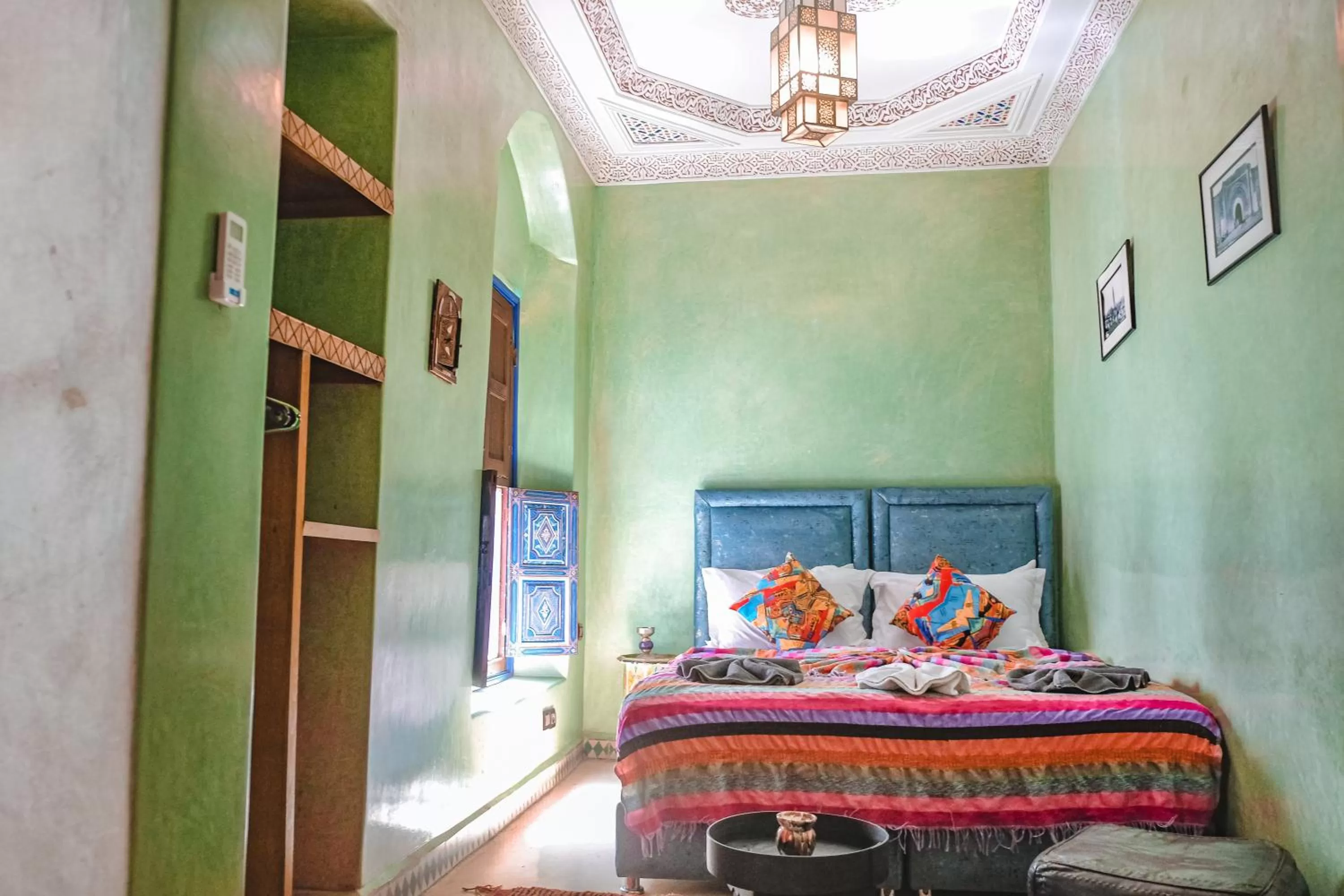 Bed in Héritage Lalla Aicha et SPA