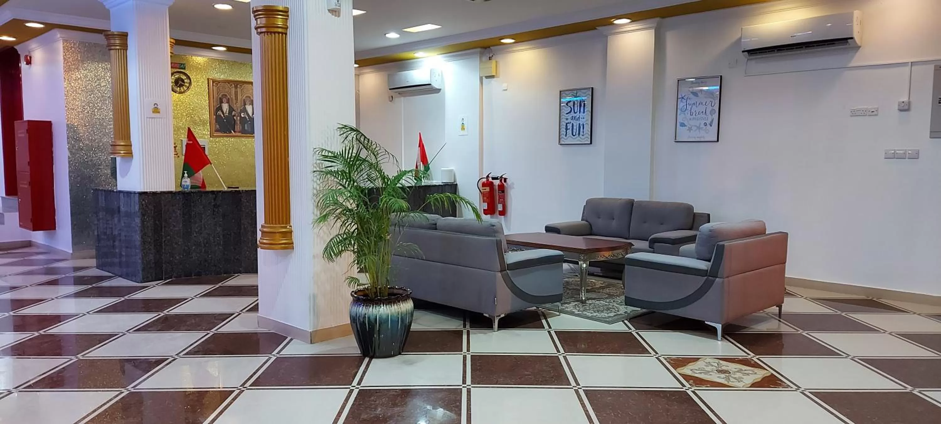 Seating area, Lobby/Reception in DREAMLAND HOTEL APARTMENT NIZWA