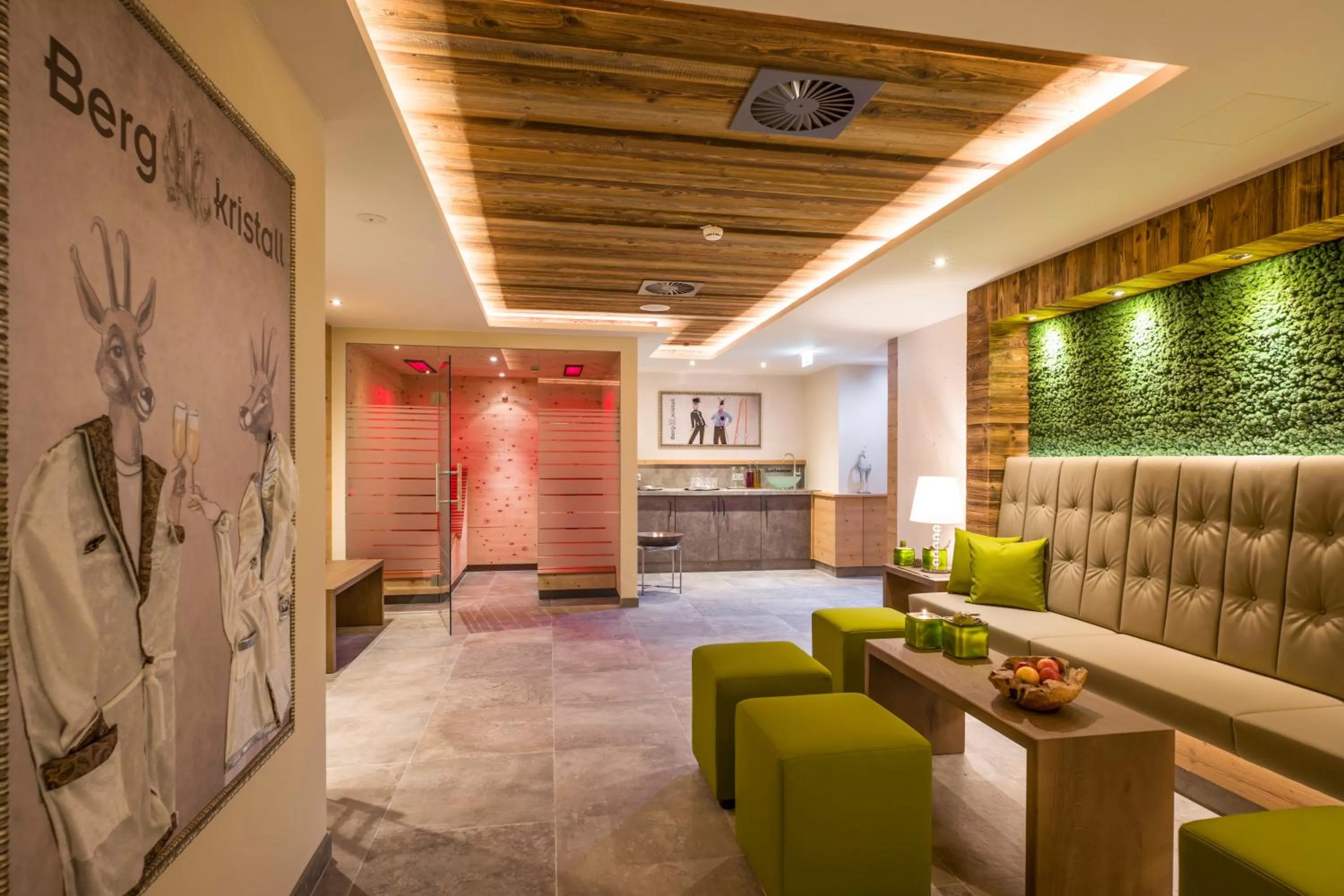 Sauna in Hotel Bergkristall