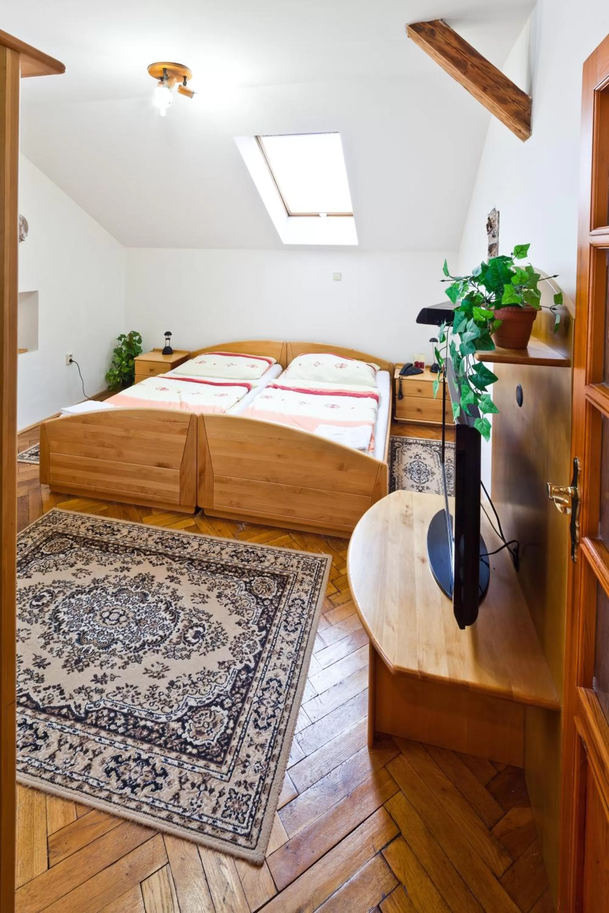 Bedroom, Bed in Pension Fontána Svitavy