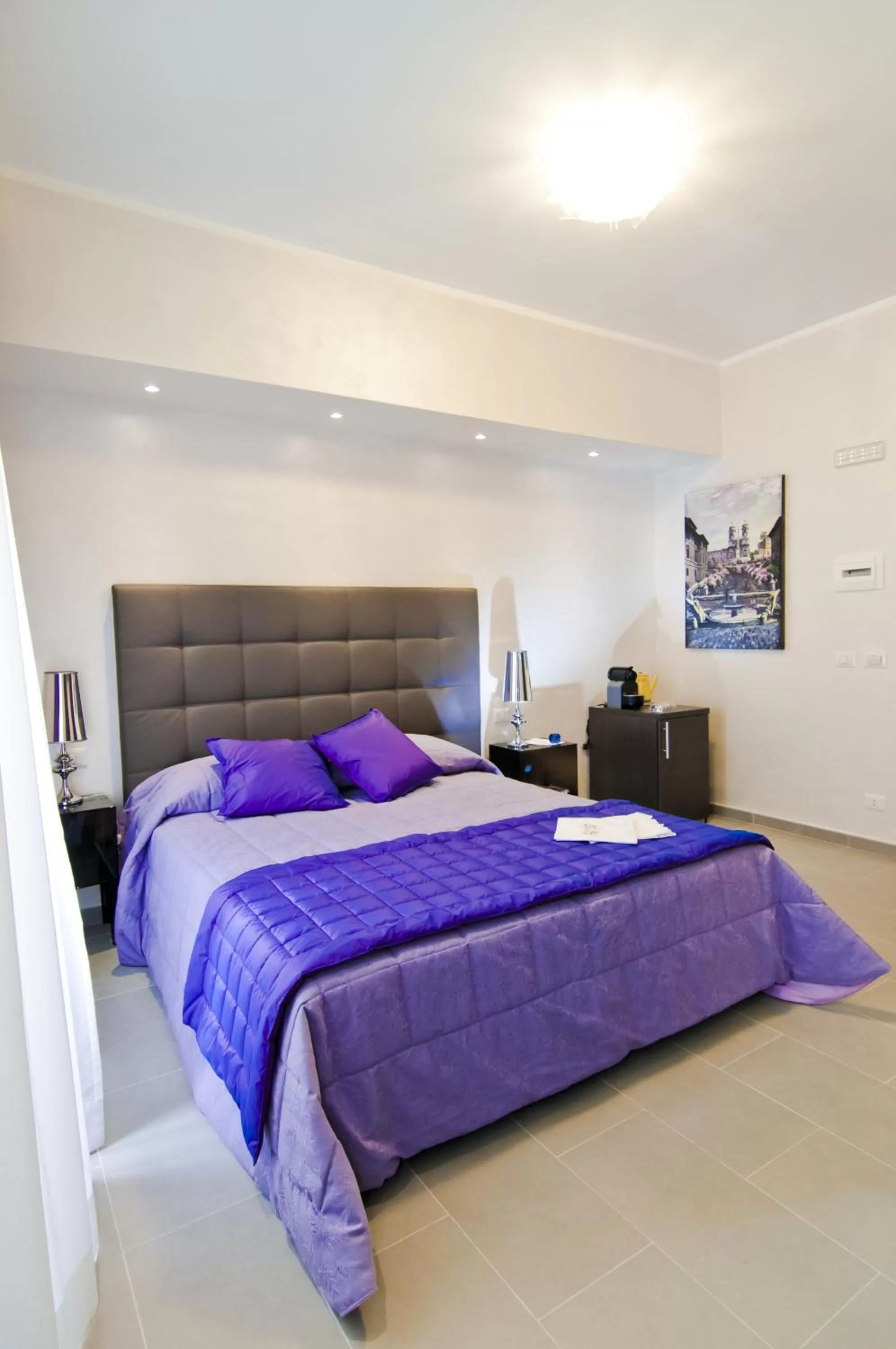 Decorative detail, Bed in Domus Fontis