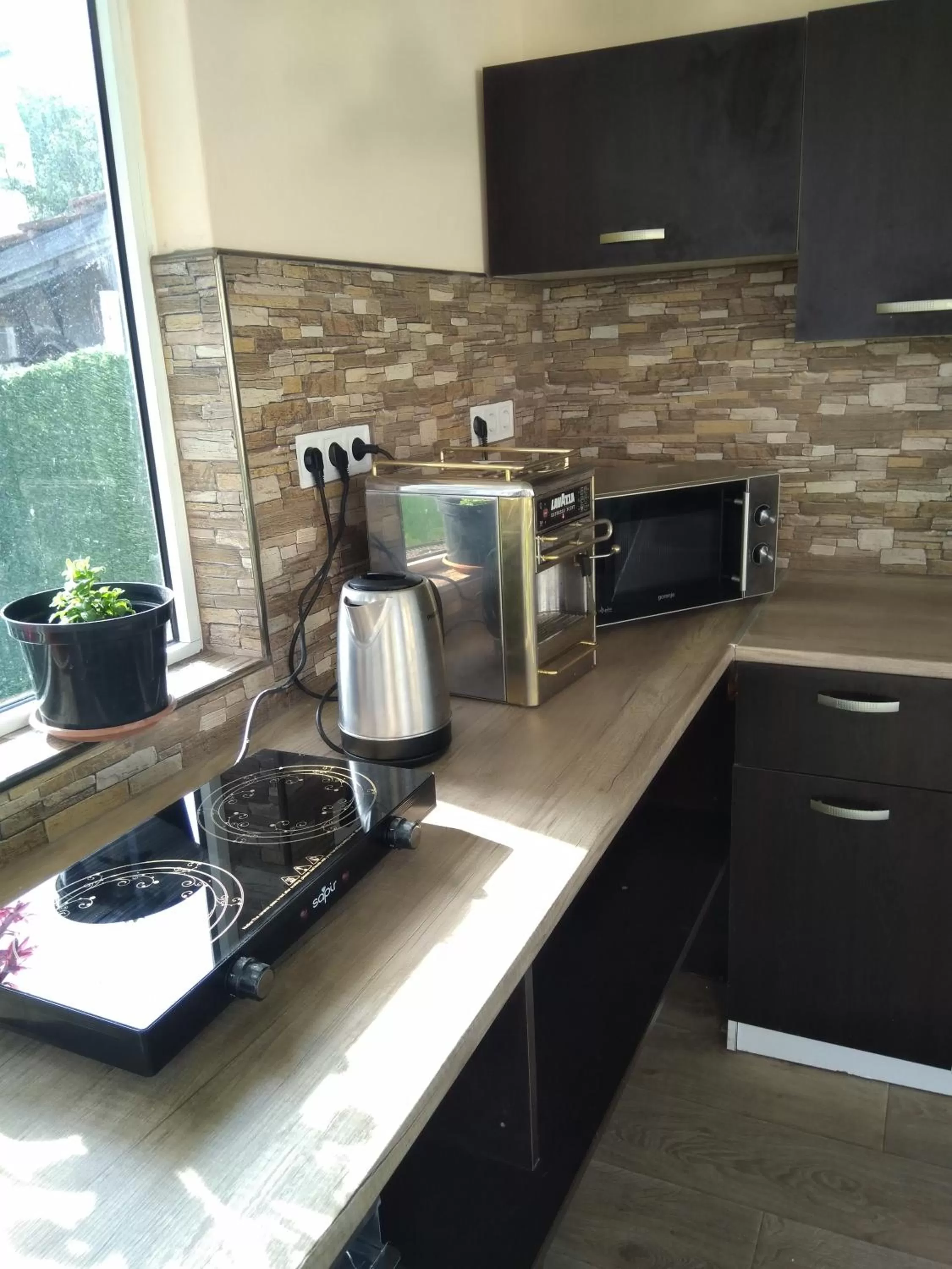 Kitchen/Kitchenette in Family Hotel Malibu