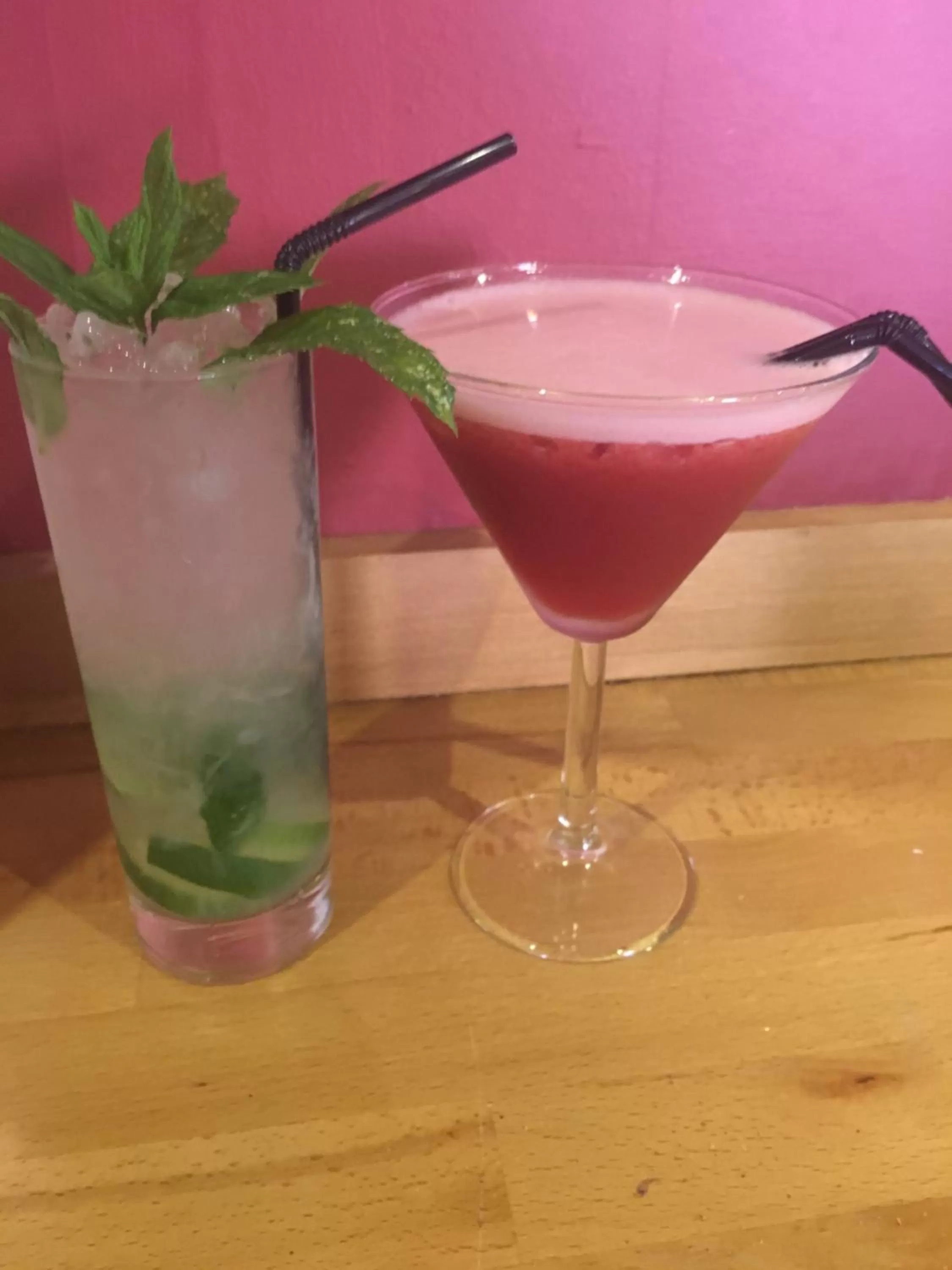 Alcoholic drinks in The George Hotel