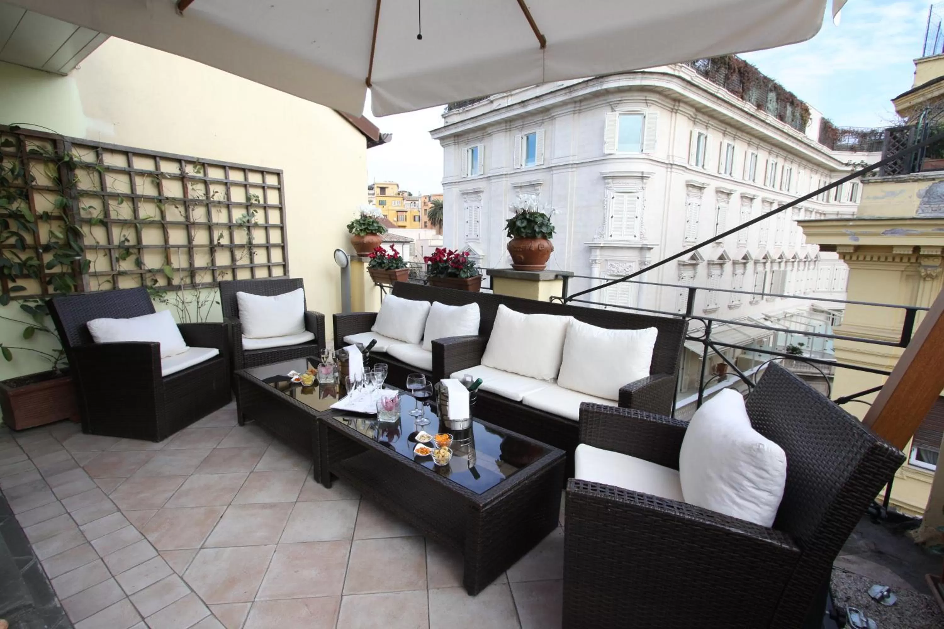 Balcony/Terrace in Hotel La Fenice
