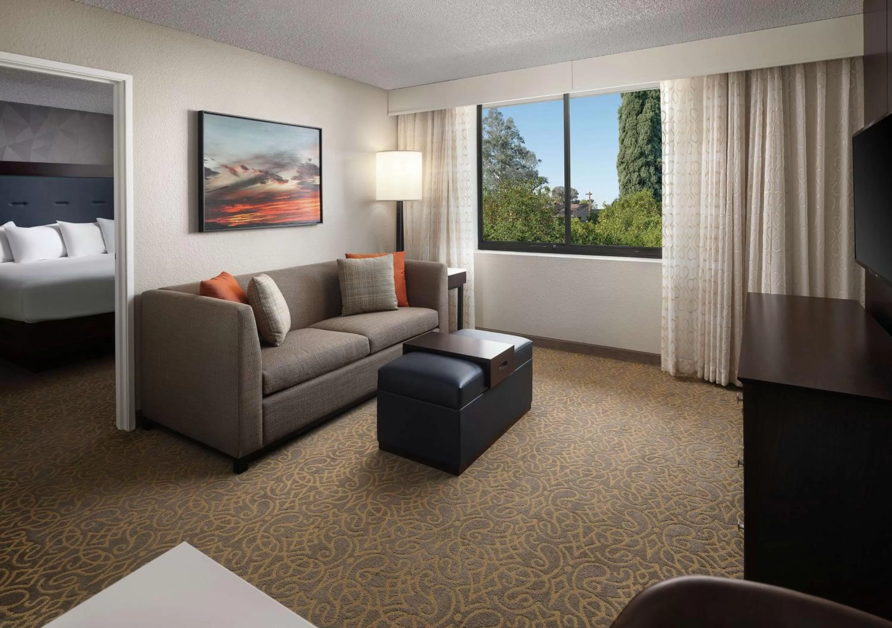 Living room, Bed in Embassy Suites by Hilton Tucson East
