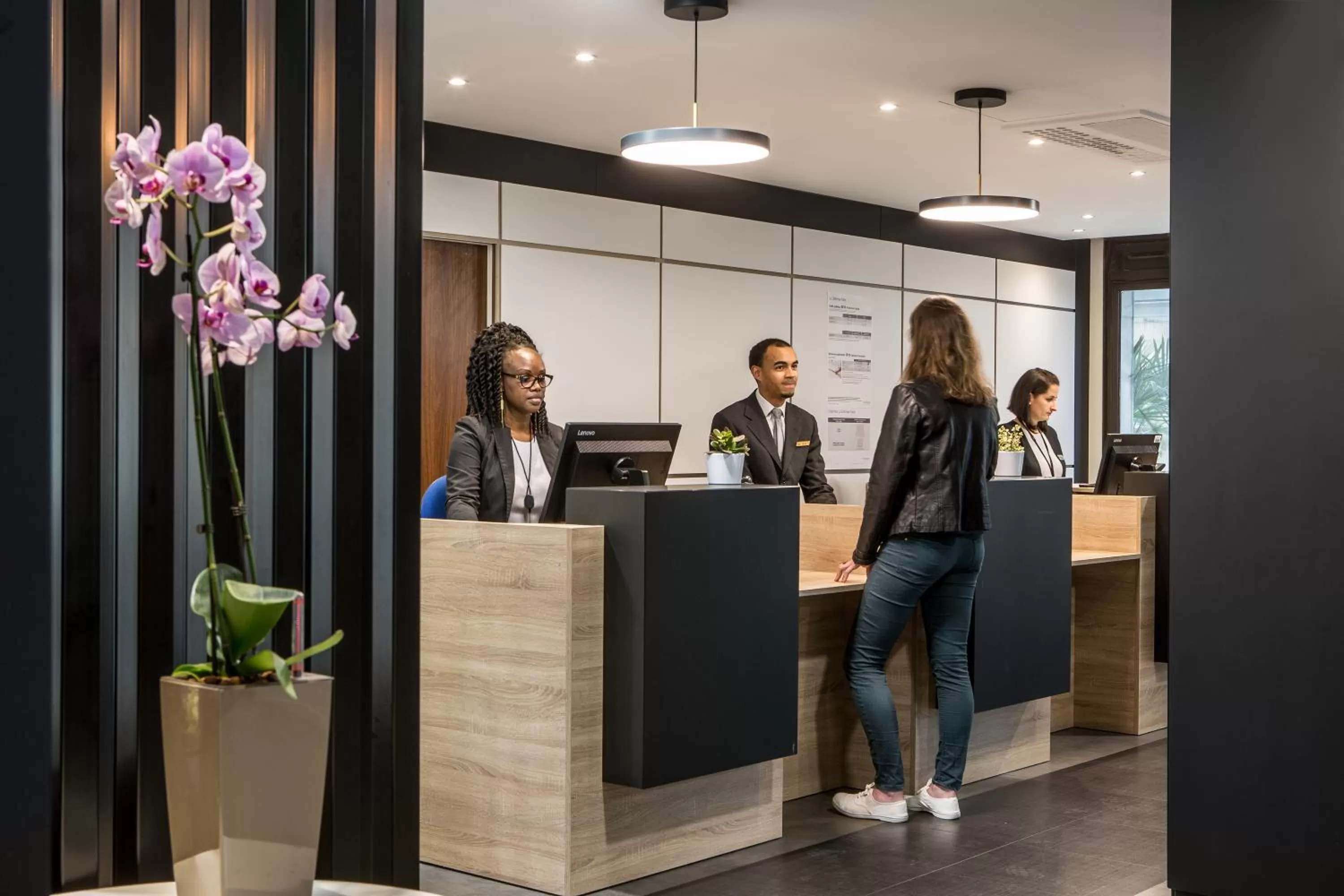 Lobby or reception in Citadines La Défense Paris