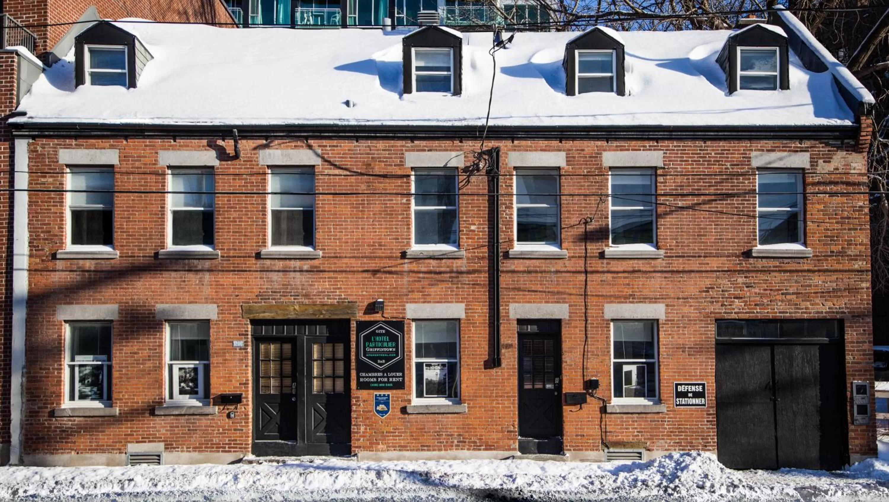 Property building in L'Hotel Particulier Griffintown