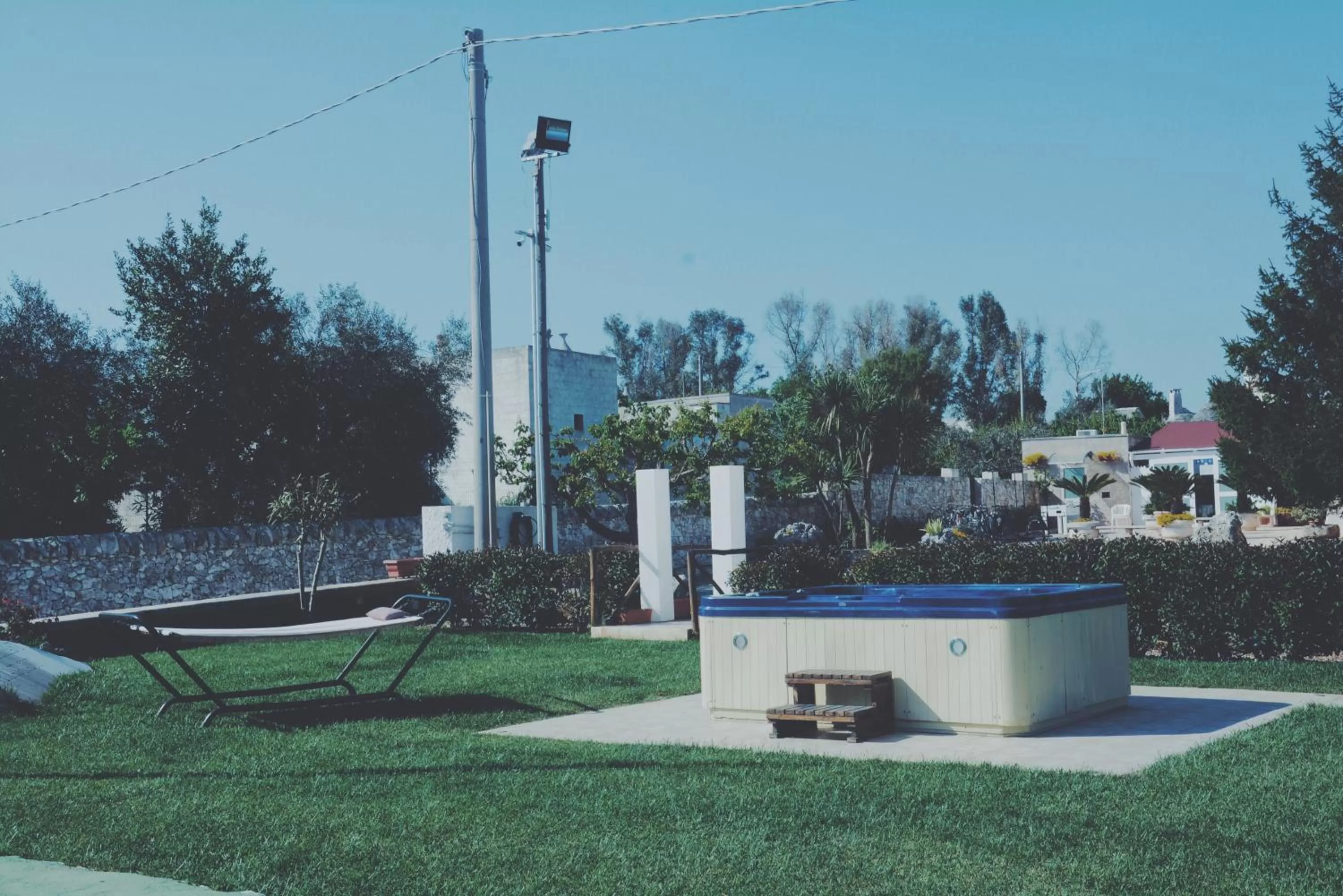 Pool view in B&B Villa Grassi