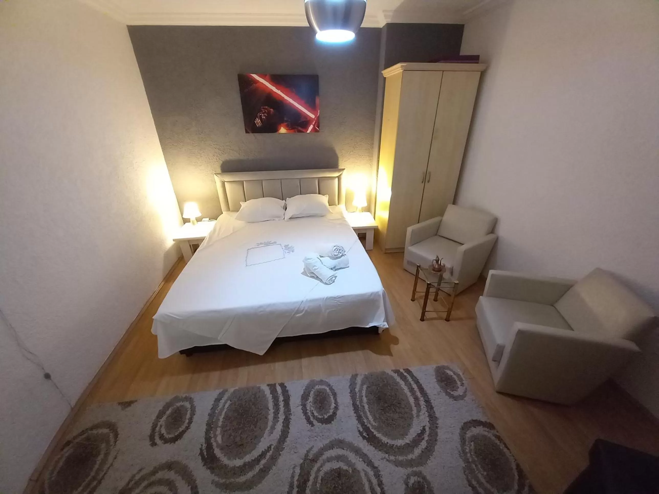 Photo of the whole room, Bed in Deni house