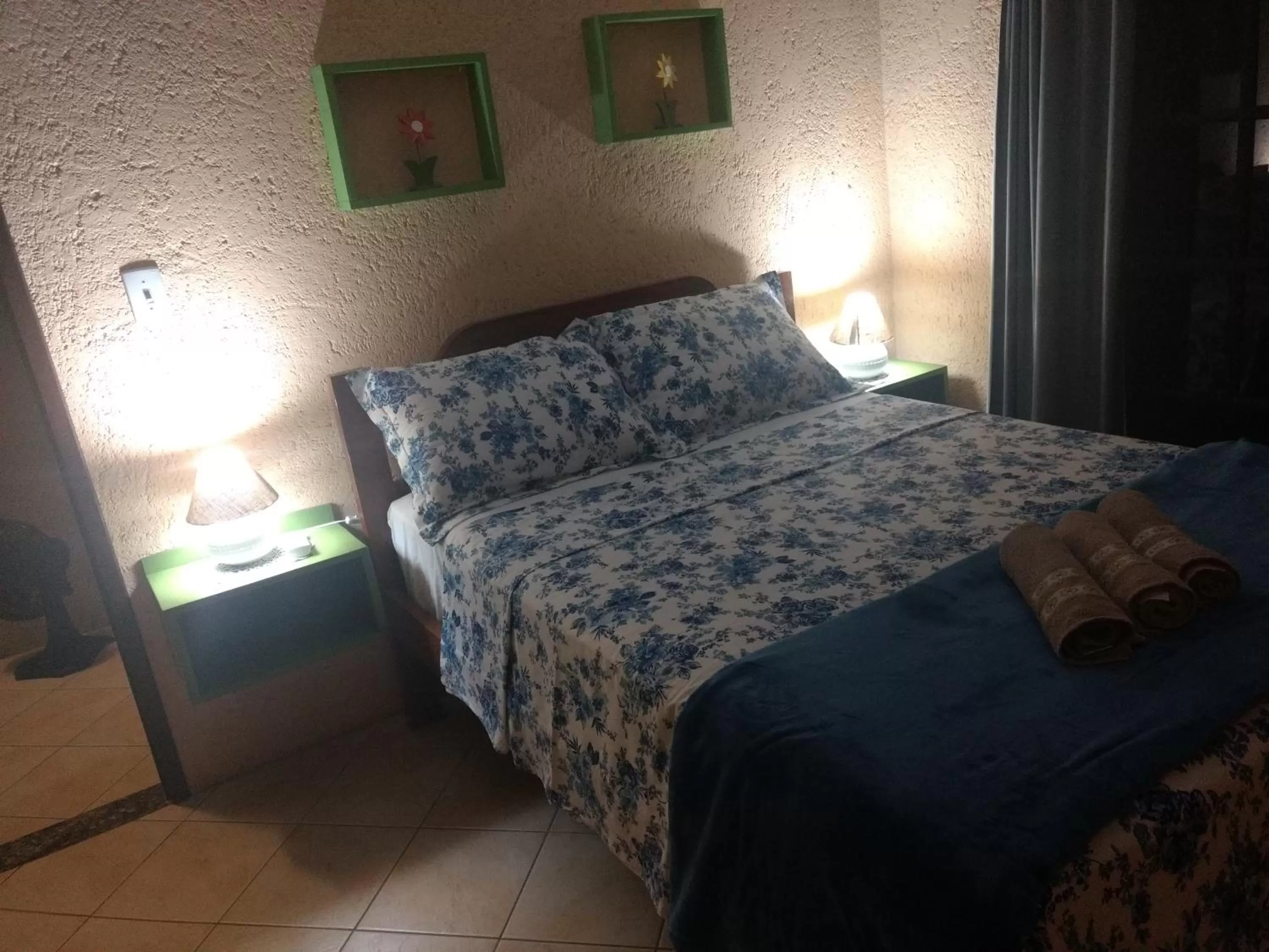 Bed in Pousada Santa Genoveva campeche