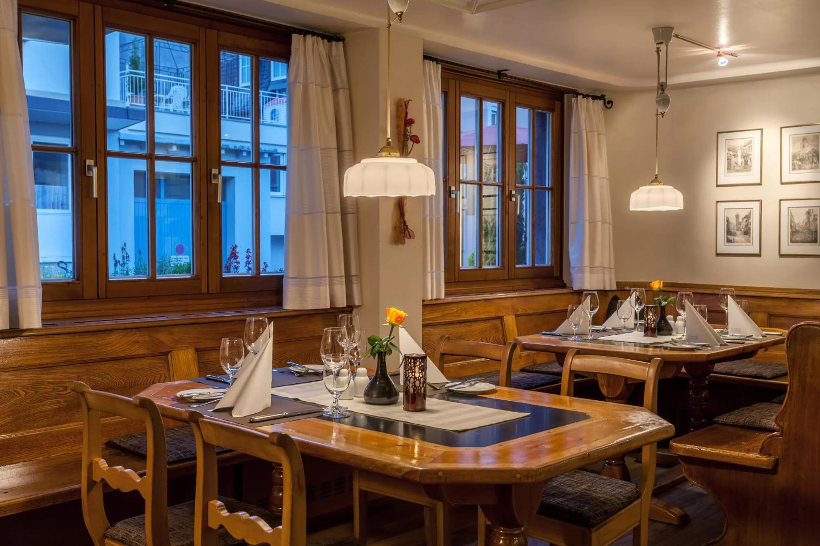 Dining area in Hotel Germania