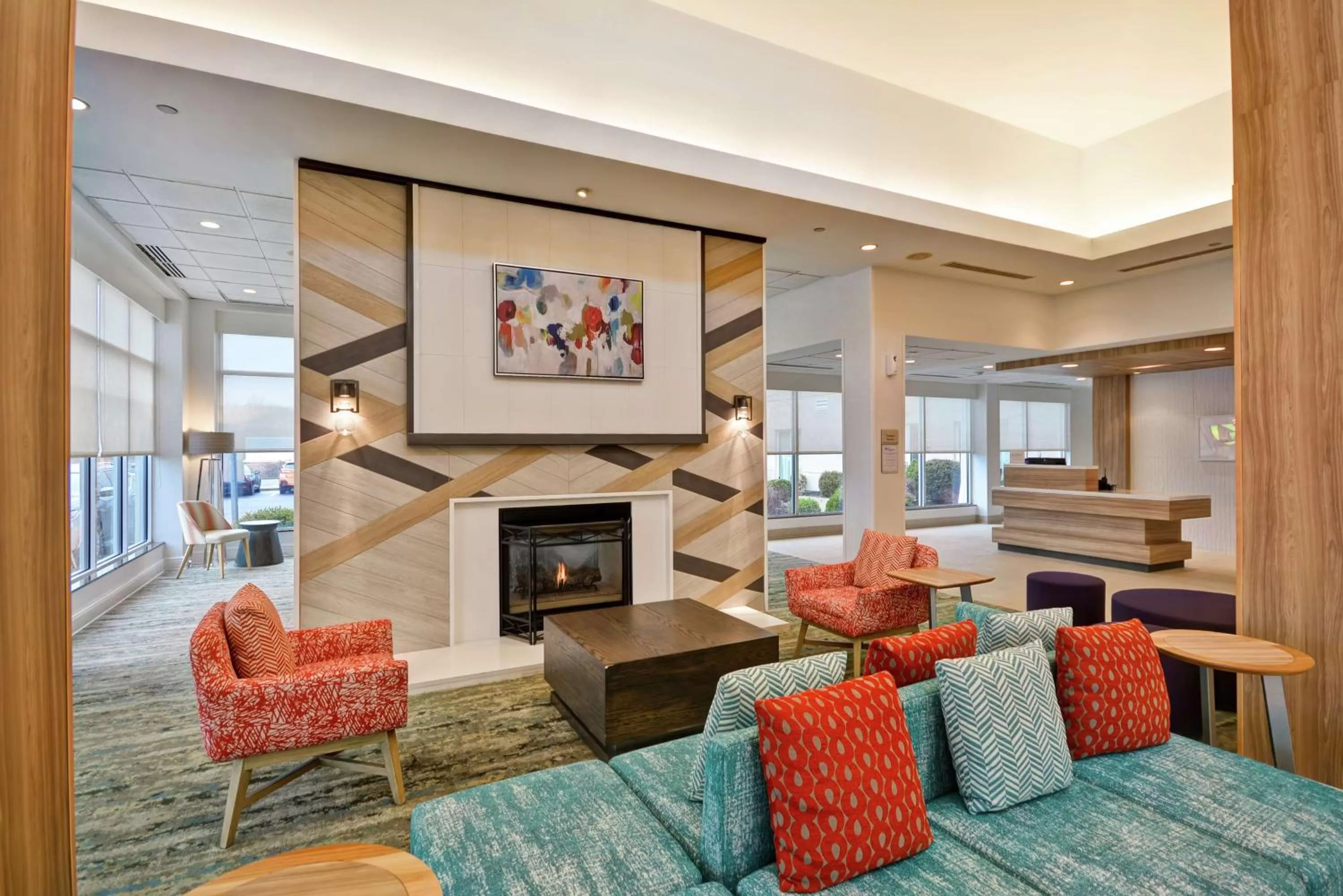 Lobby or reception in Hilton Garden Inn Ridgefield Park