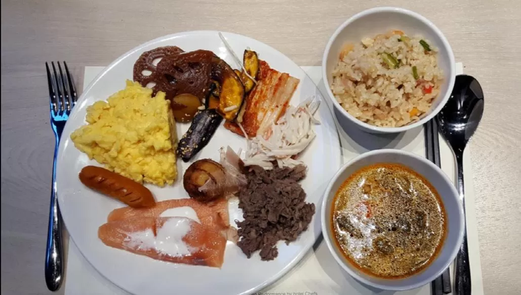 Breakfast, Food in The Port Hotel Busan