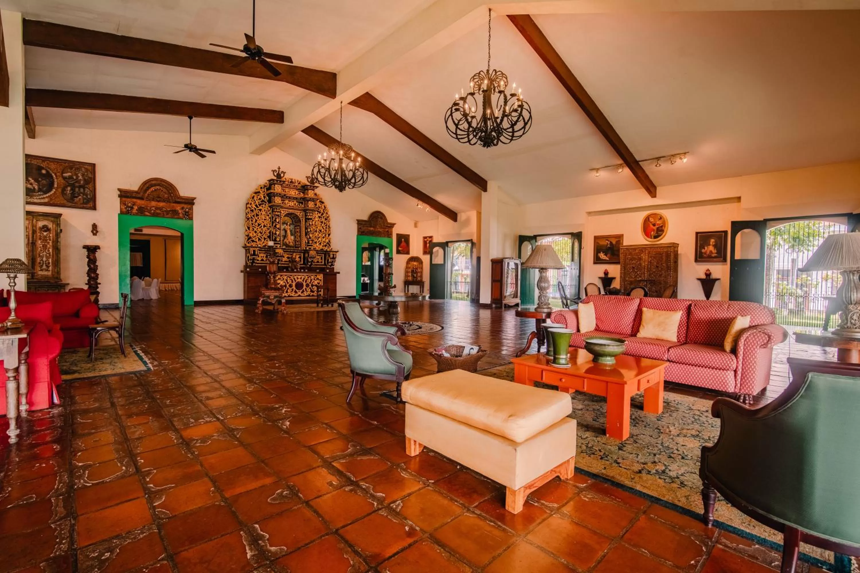 Lobby or reception, Lobby/Reception in Hotel El Convento Leon Nicaragua