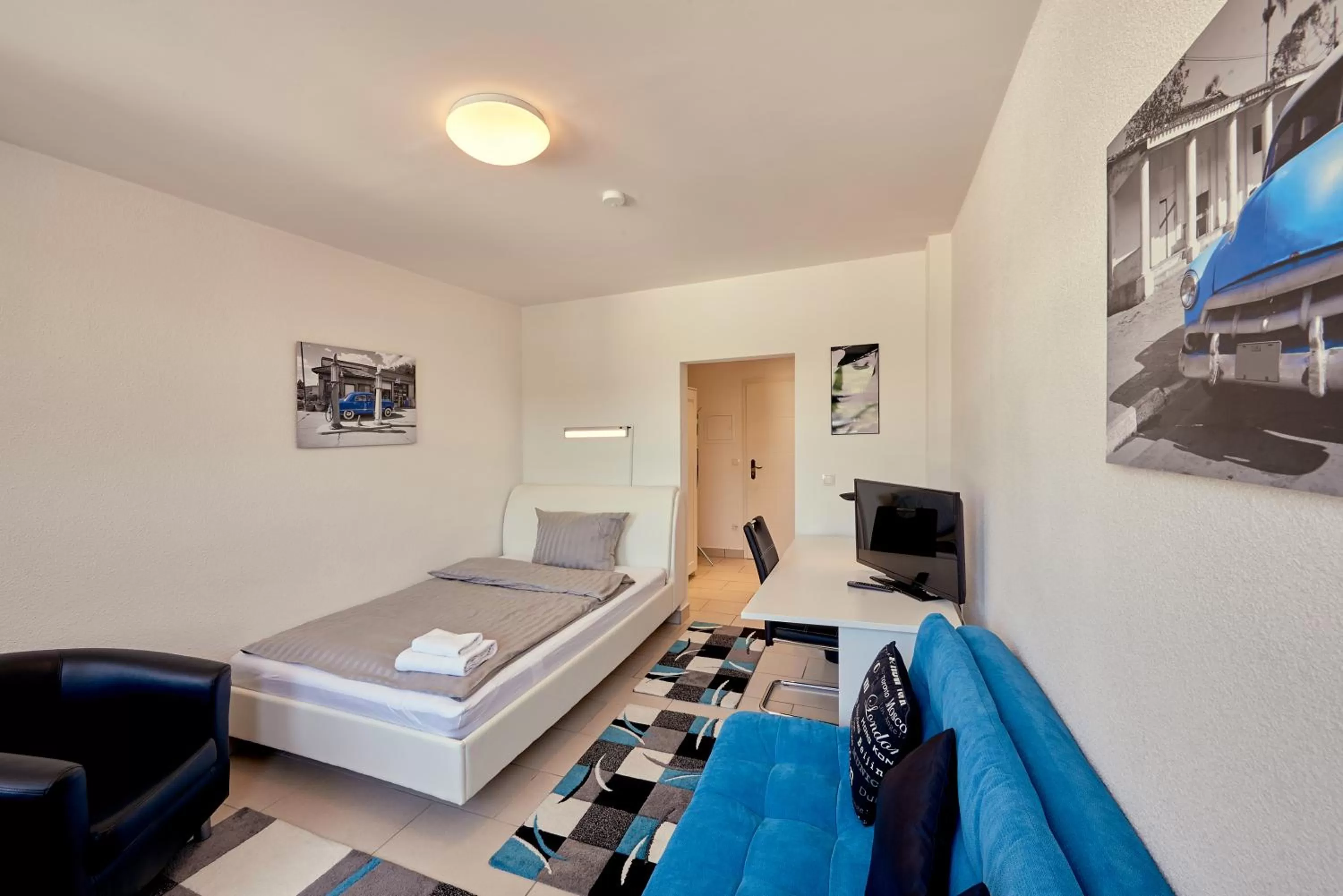 TV and multimedia, Bed in Hotel Zur alten Stadtkellerei Leipzig