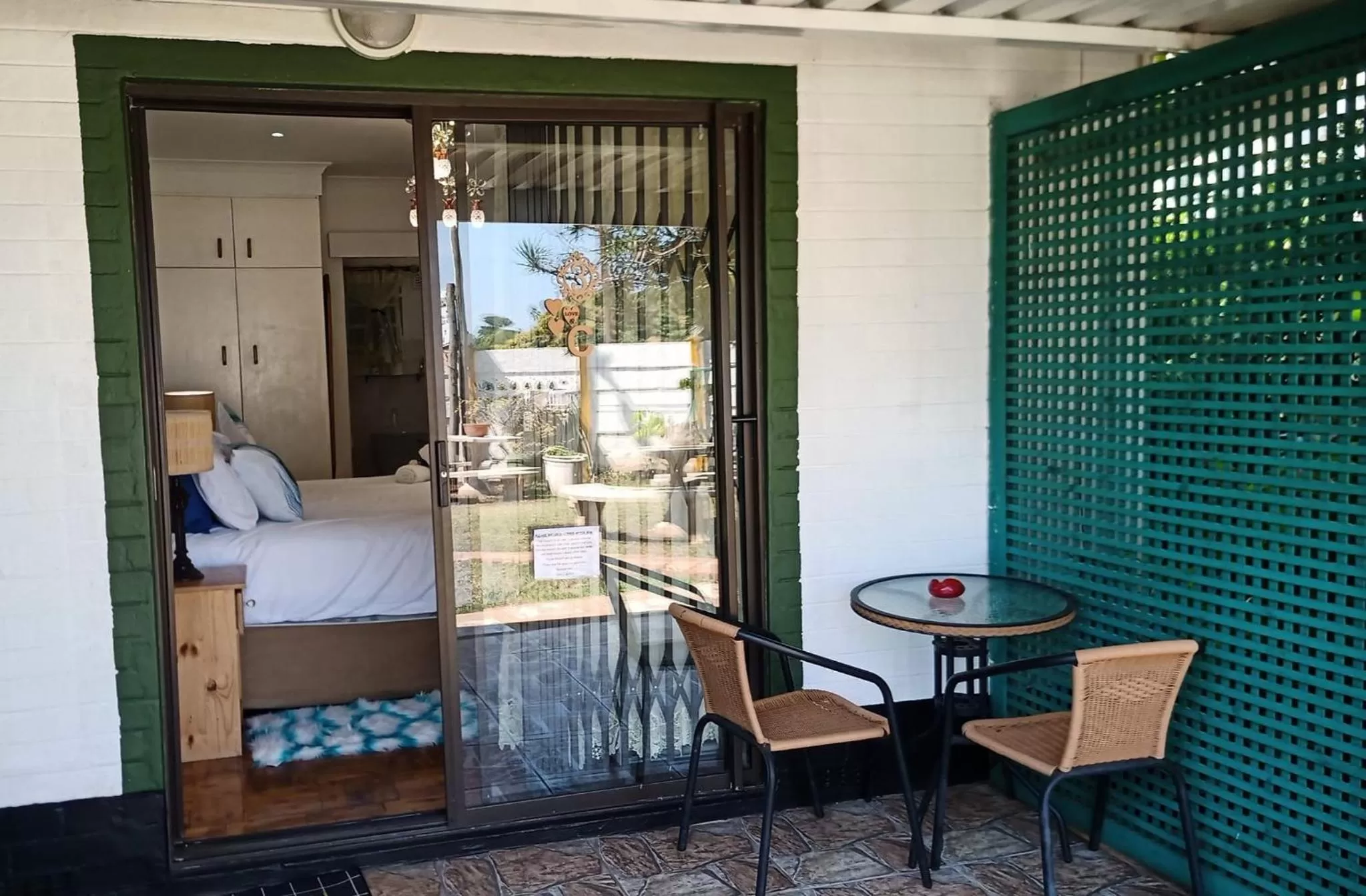 Patio in Queensburgh B&B or Self Catering