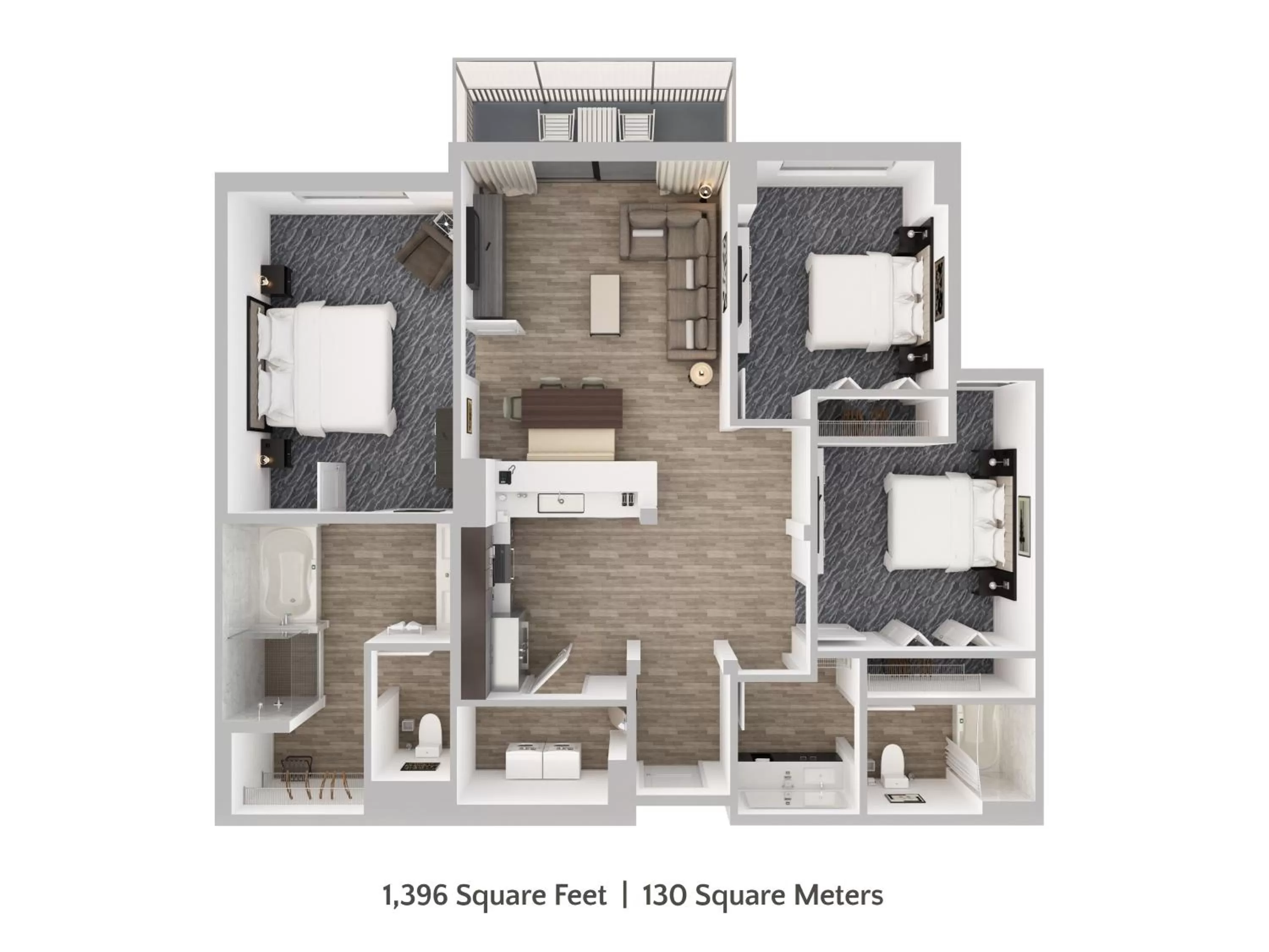 Floor plan in The Grove Resort & Water Park Orlando