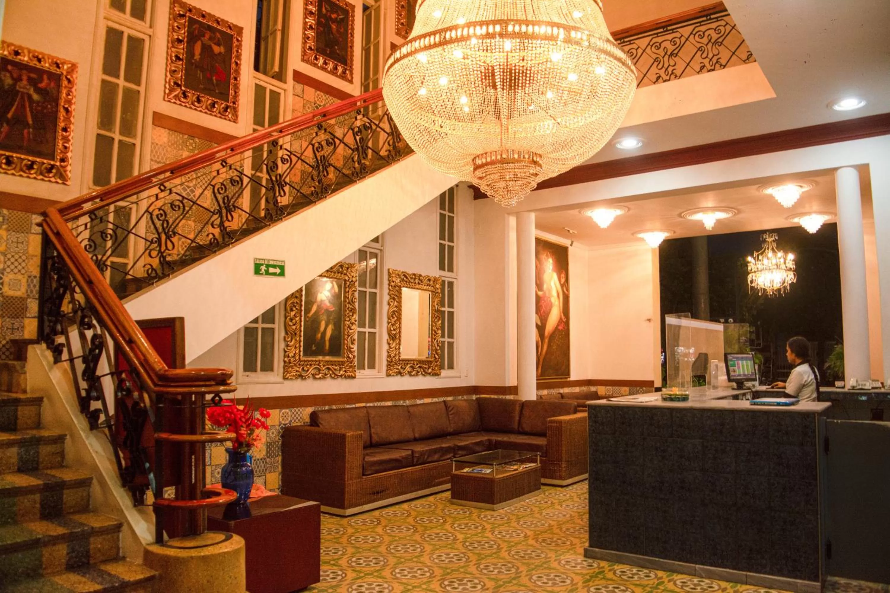 Lobby/Reception in Hotel Chucarima