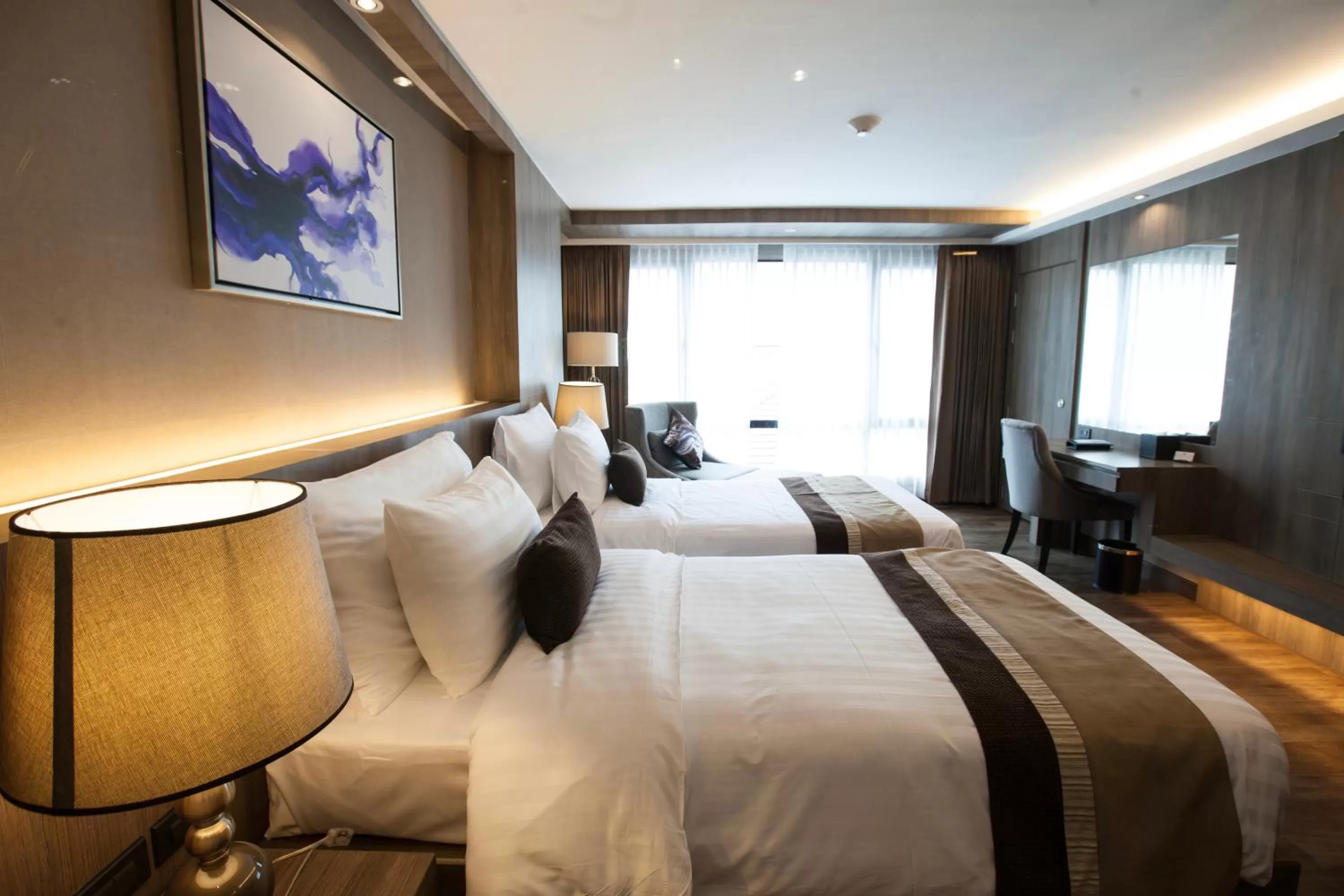 Bedroom, Bed in Arte Hotel - SHA Extra Plus