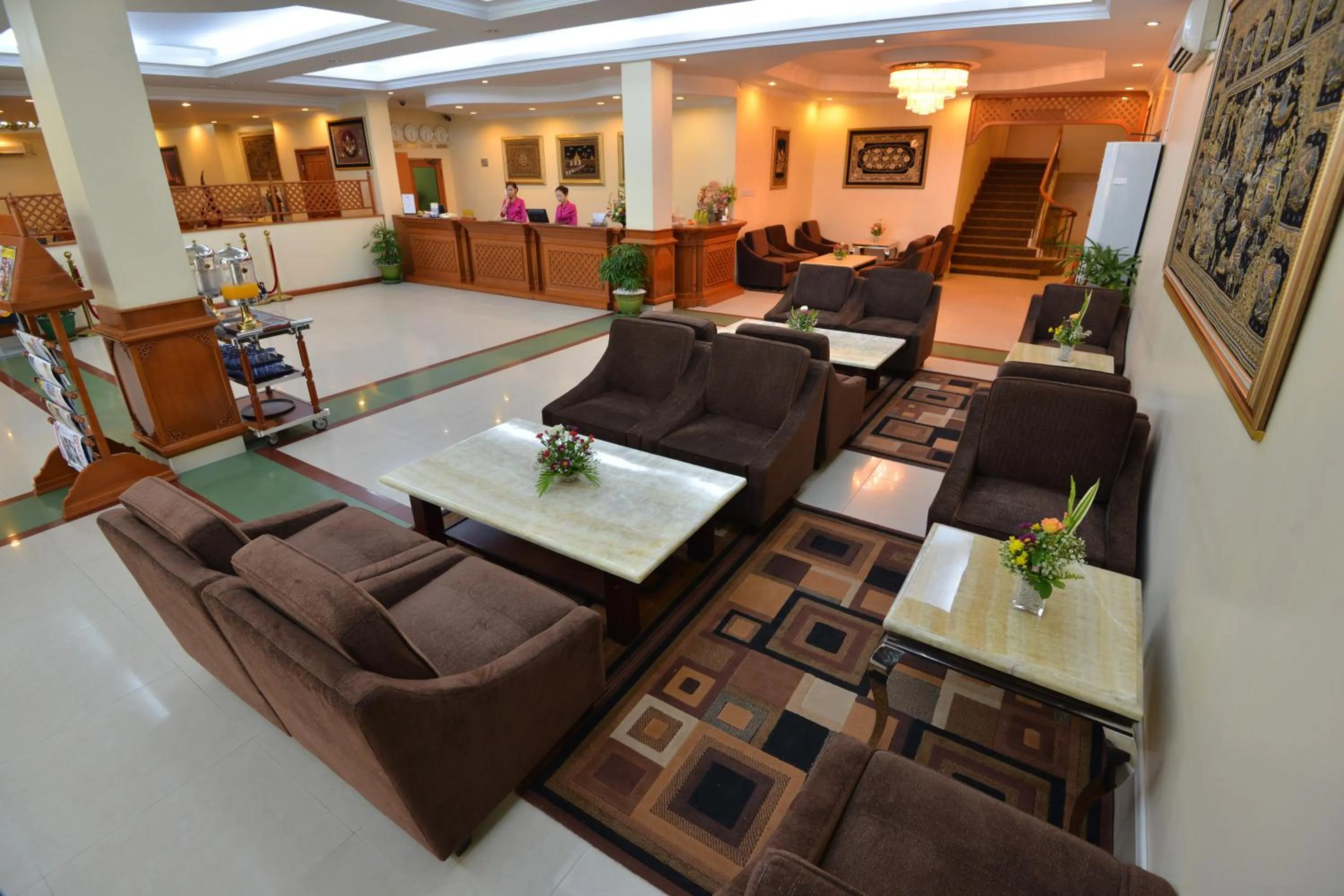 Lobby or reception in Grand Palace Hotel