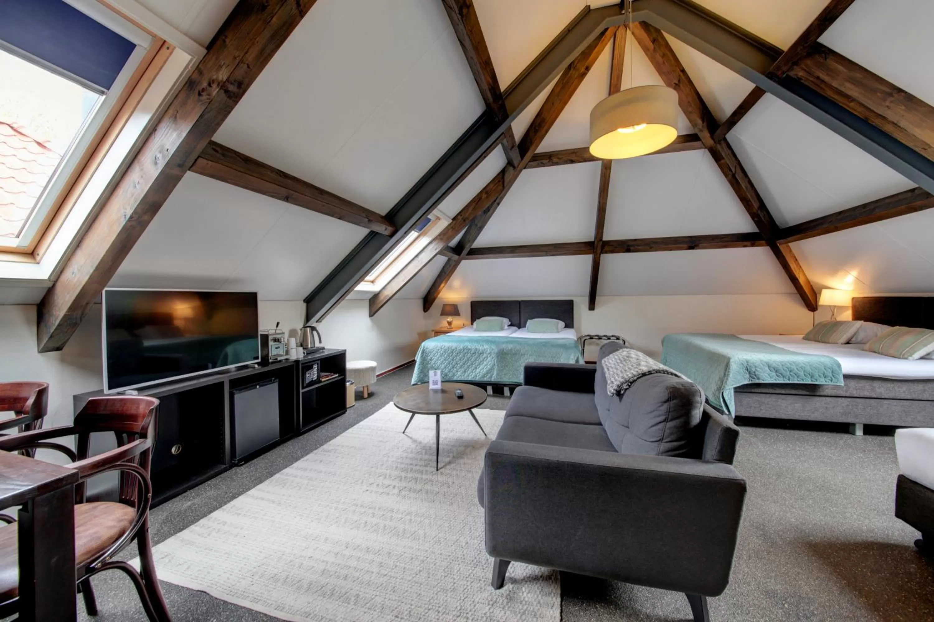 Living room, Bed in Hotel Hof van 's Gravenmoer