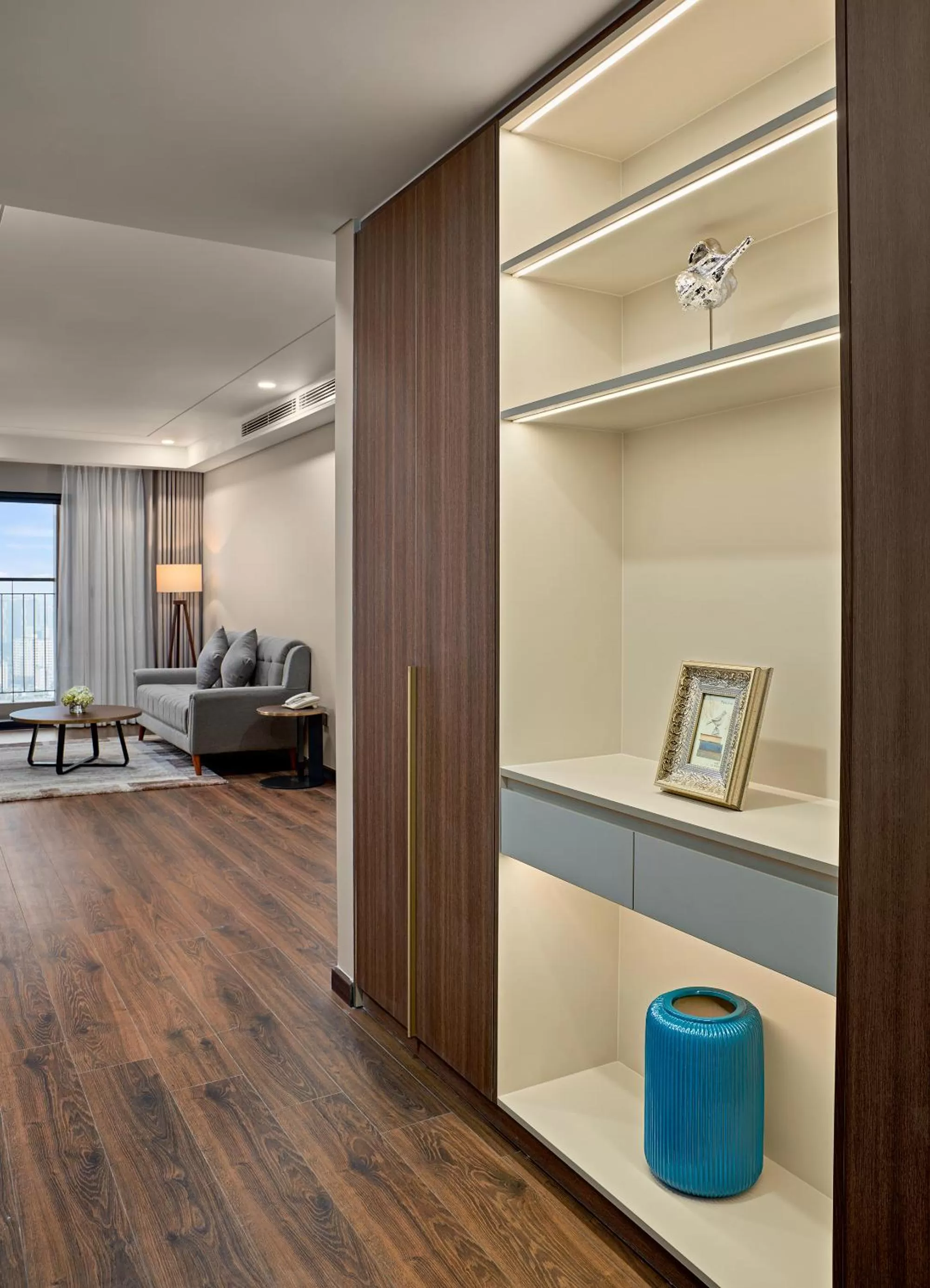 View (from property/room), Bed in Grand K Hotel Suites Hanoi