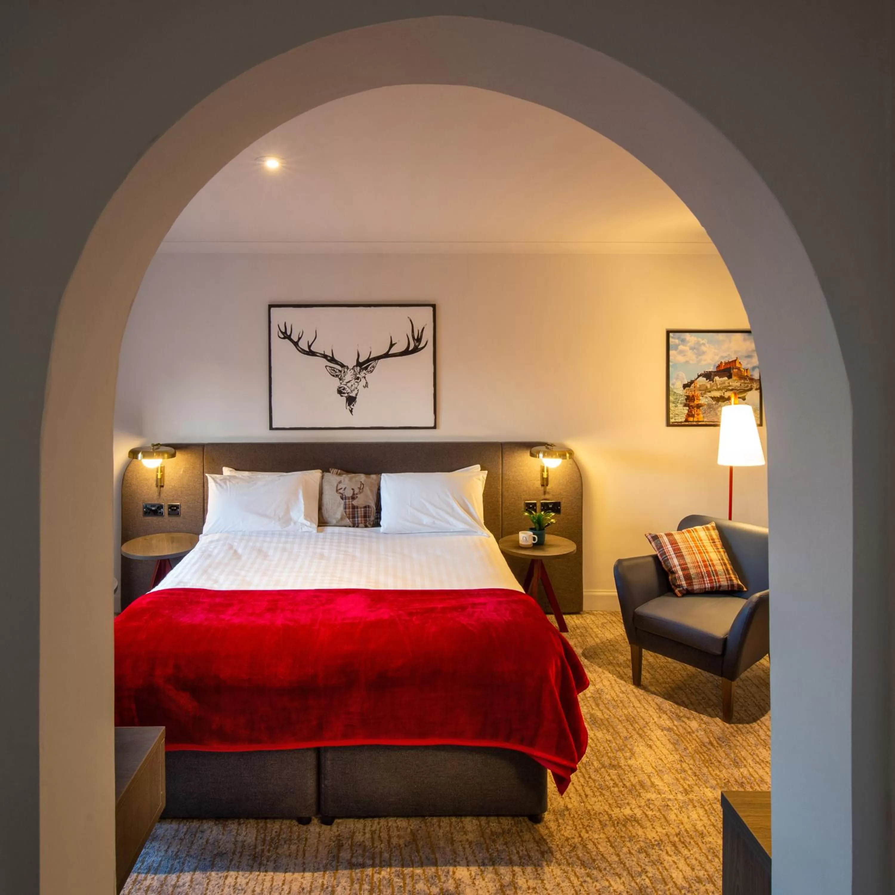 Bedroom, Bed in Bruntsfield Hotel